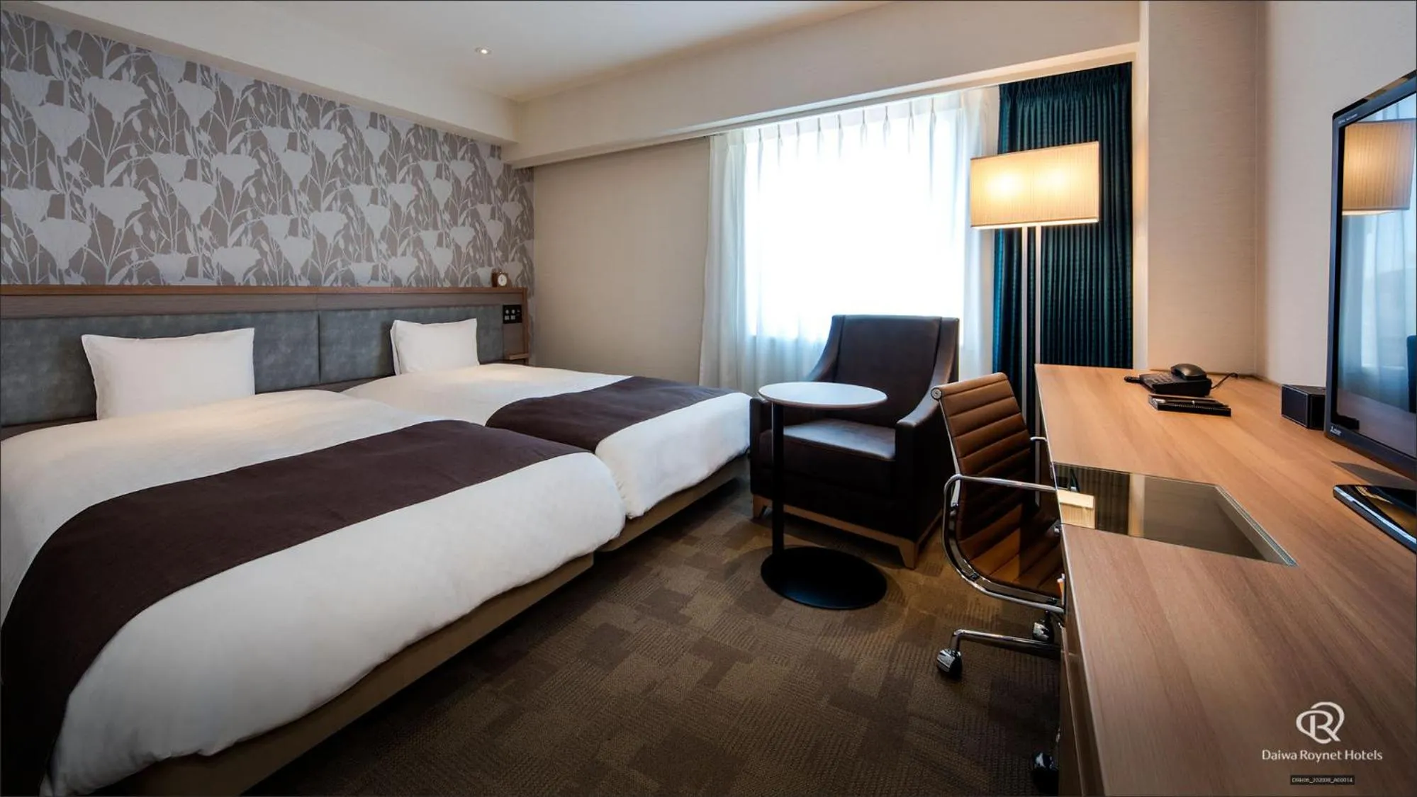 Photo of the whole room, Bed in Daiwa Roynet Hotel Tokushima Ekimae