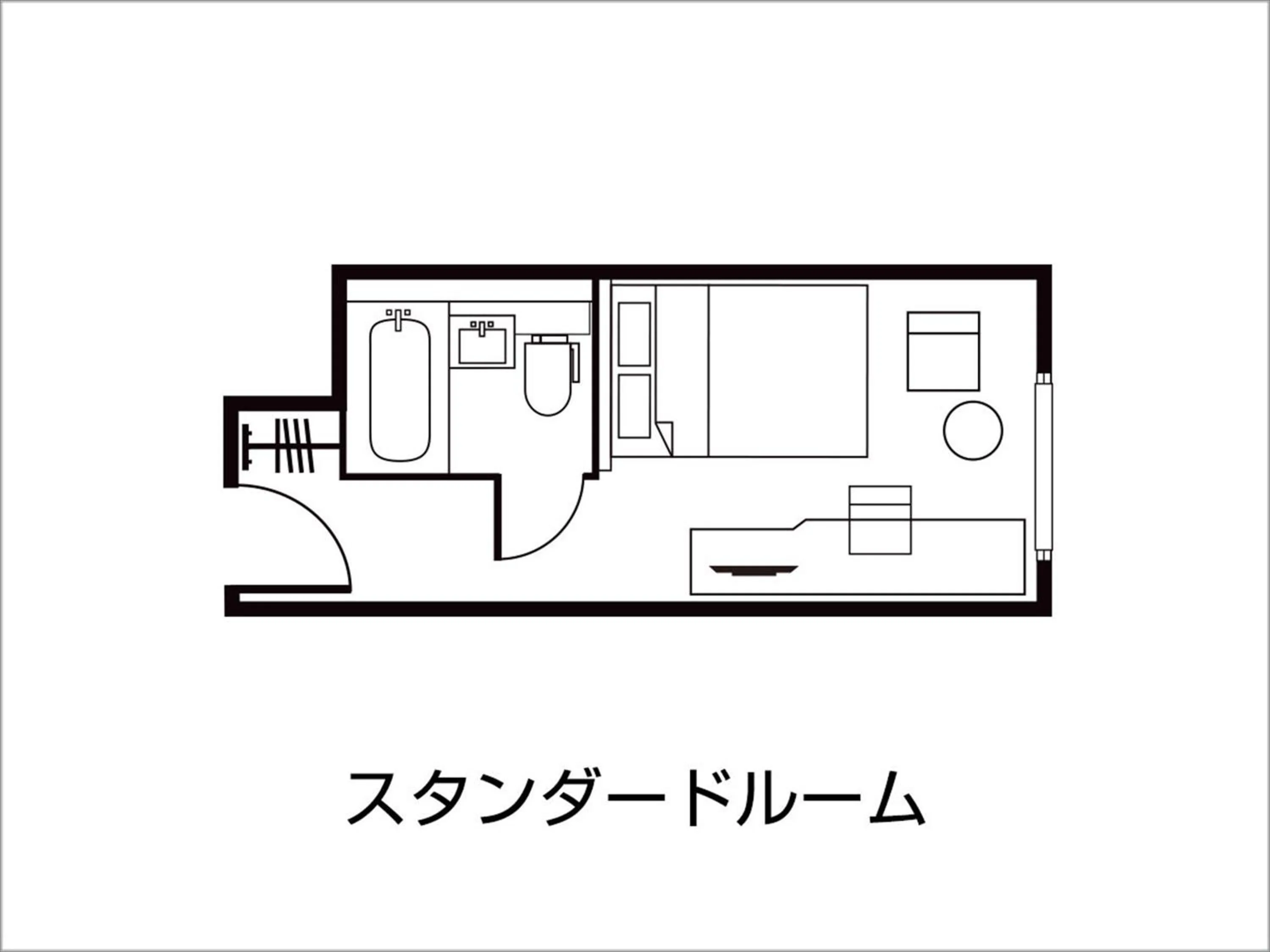 Double Room with Small Double Bed (2 Adults) - single occupancy - Non-Smoking in Daiwa Roynet Hotel Tokushima Ekimae