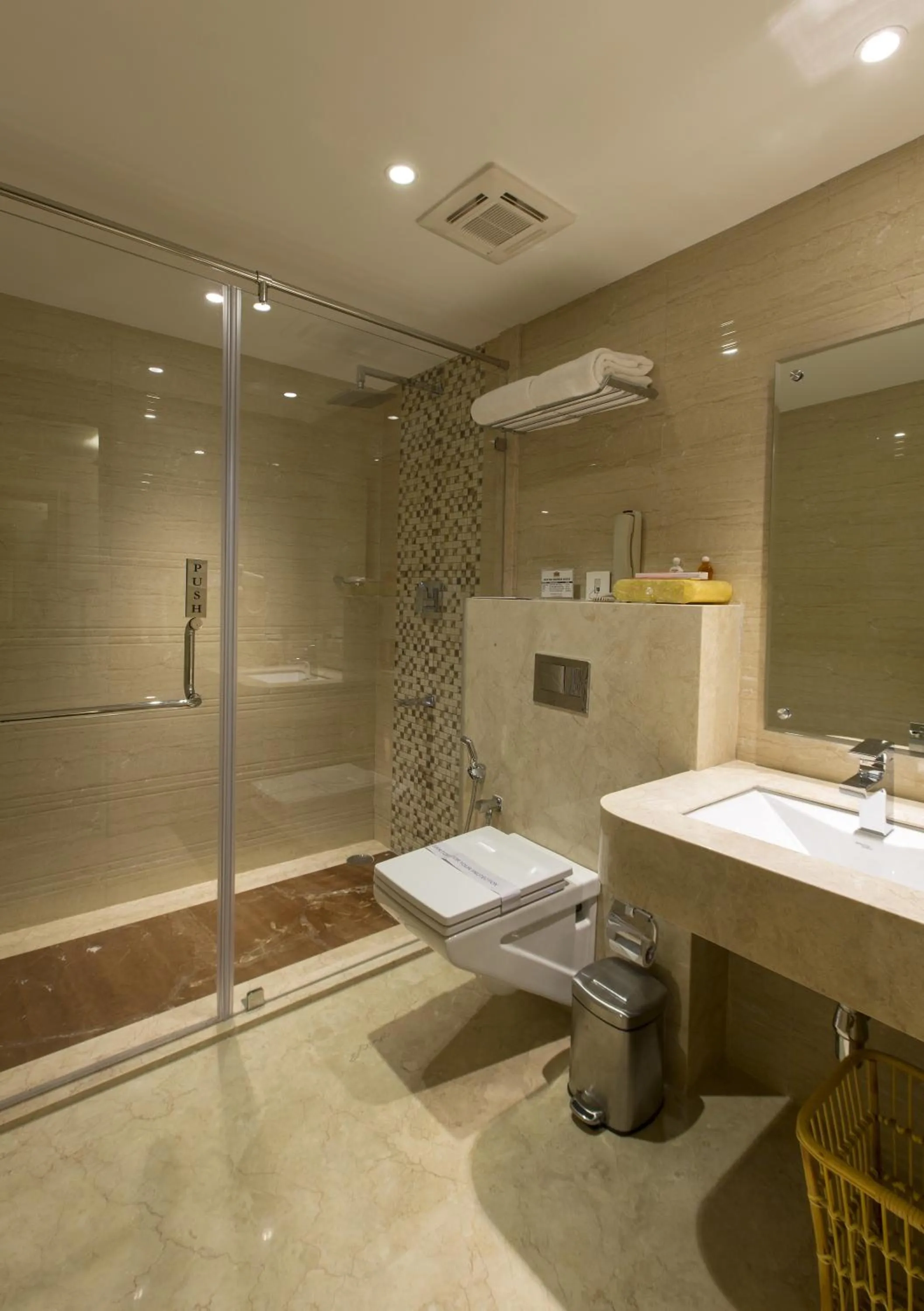 Shower in The President Hotel
