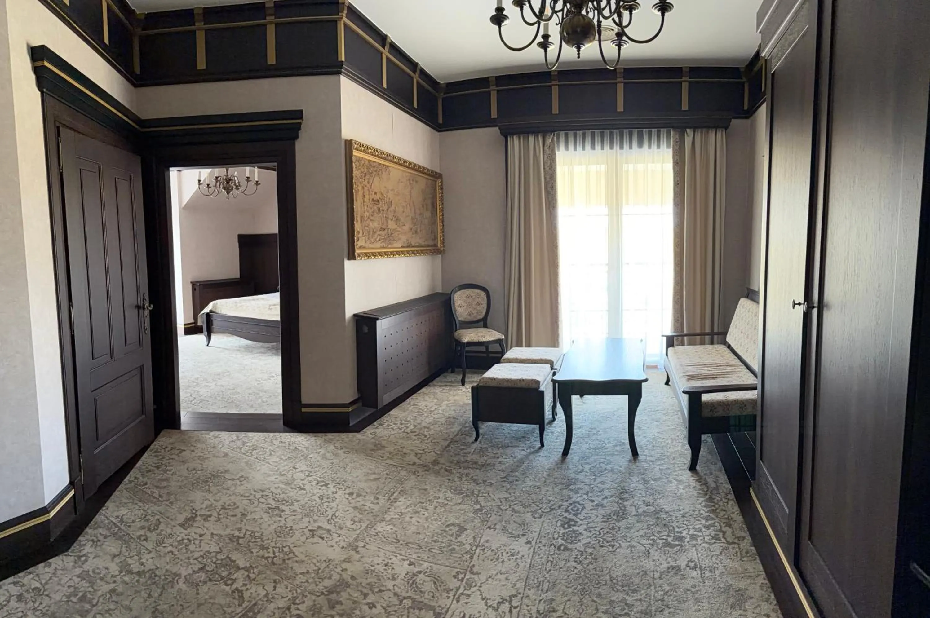 Living room, Bed in Pałac w Konarach Resort SPA & Conference