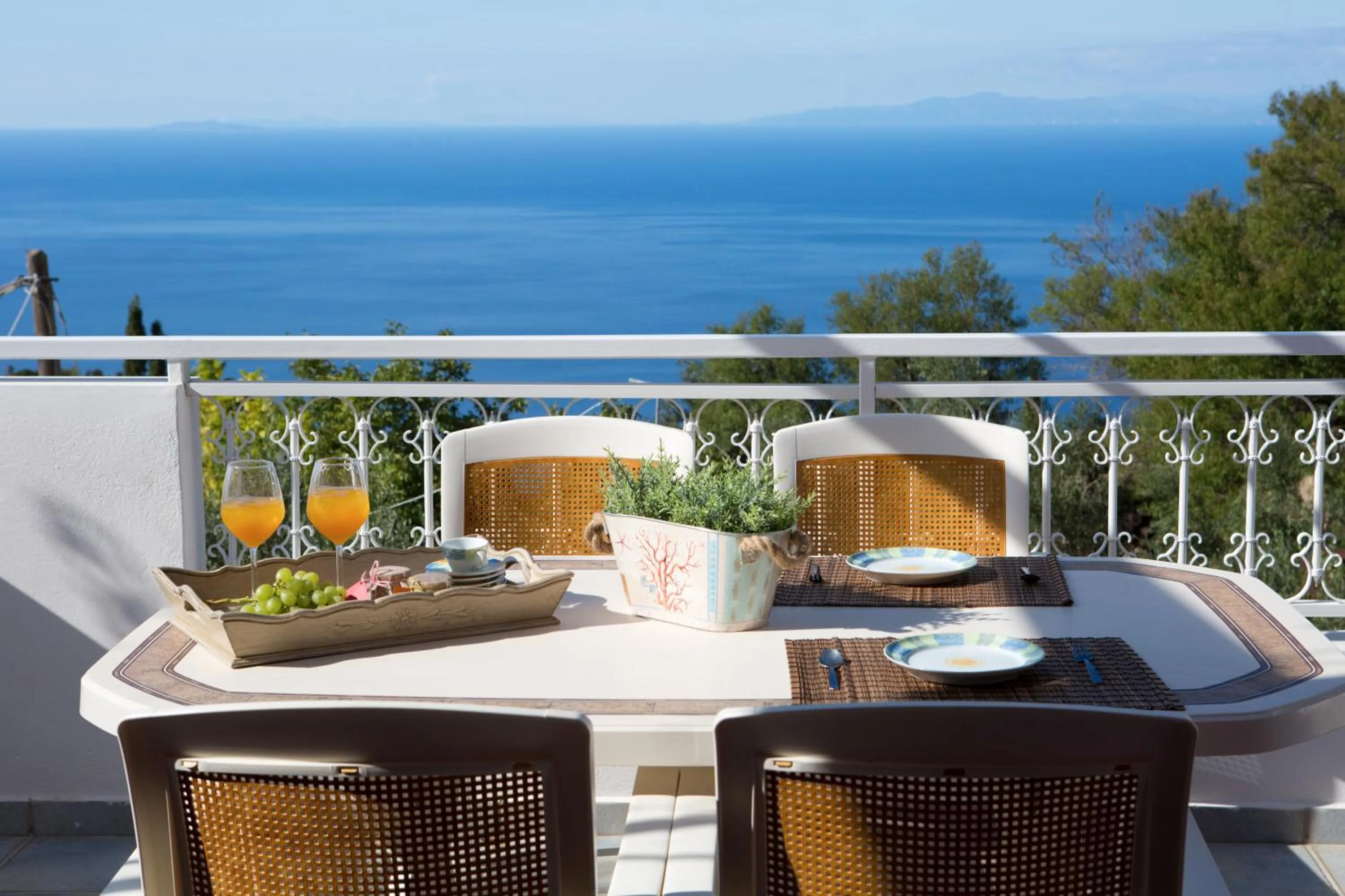 Balcony/Terrace in Exanthia Villas