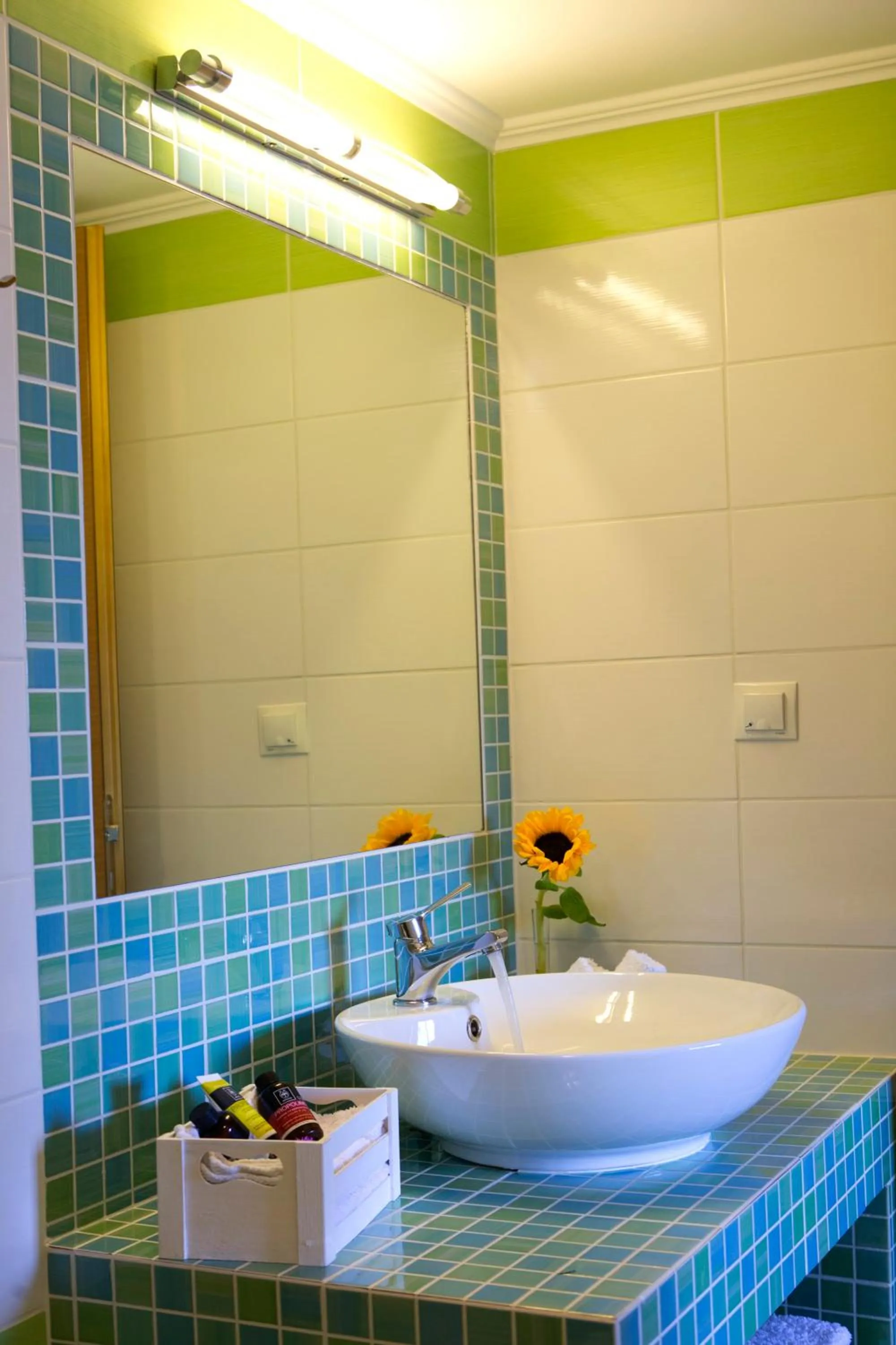 Shower in Exanthia Villas