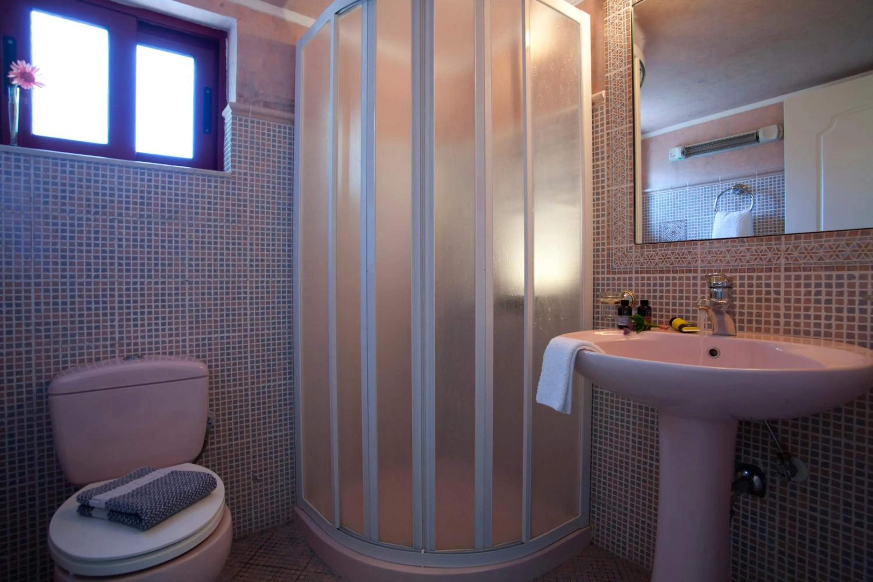 Shower in Exanthia Villas