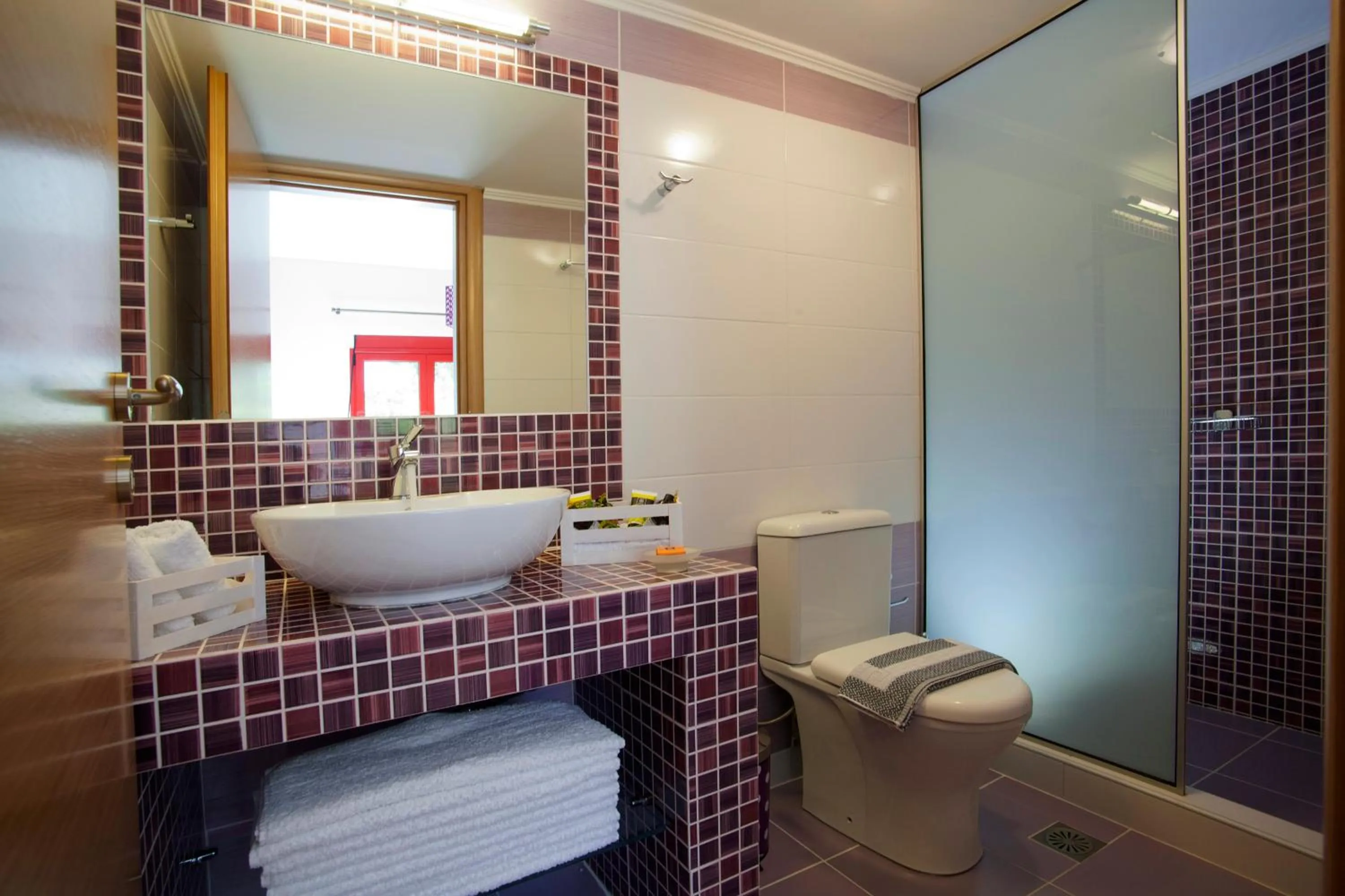 Shower in Exanthia Villas