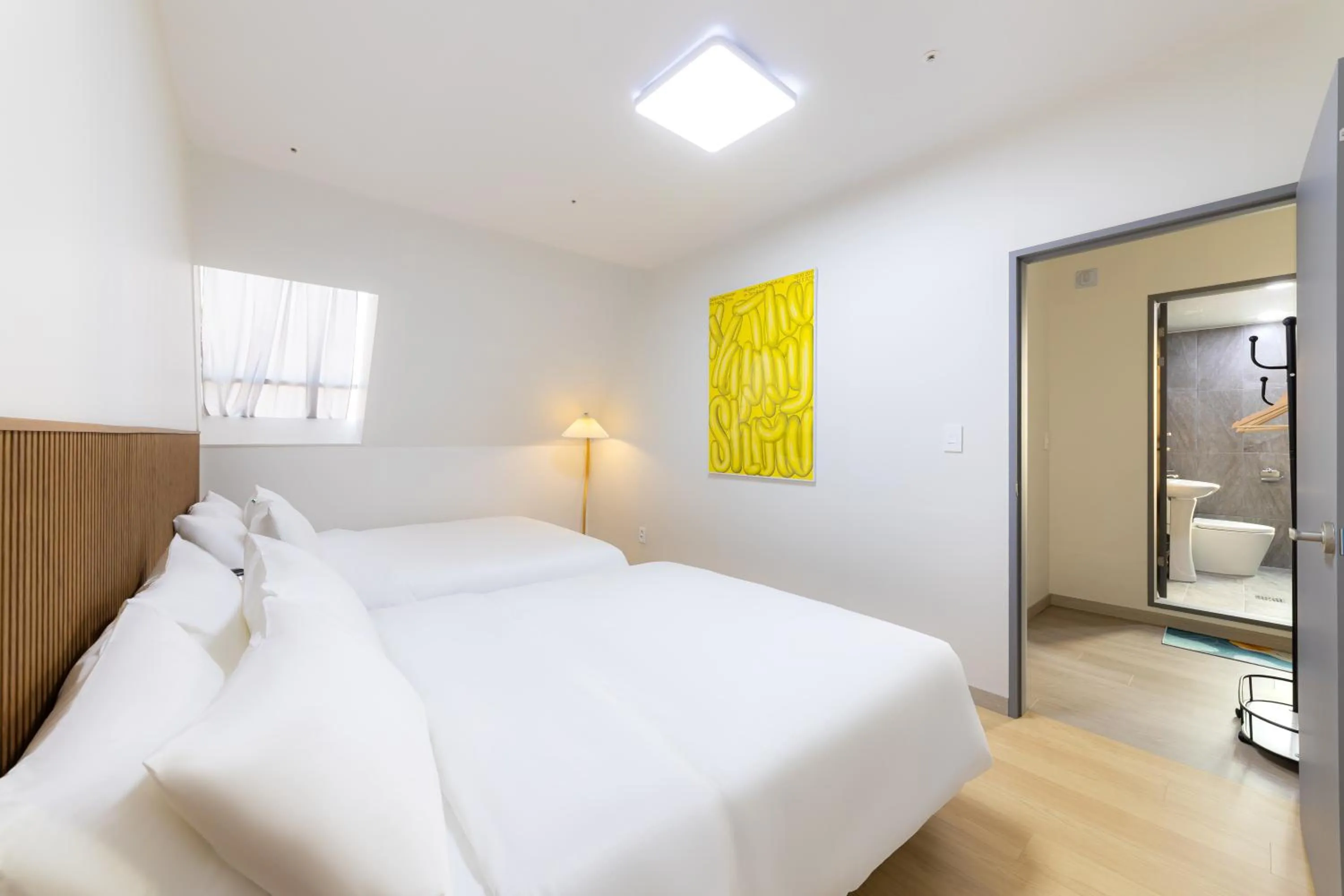 Bed in MJ Hotel Jongno