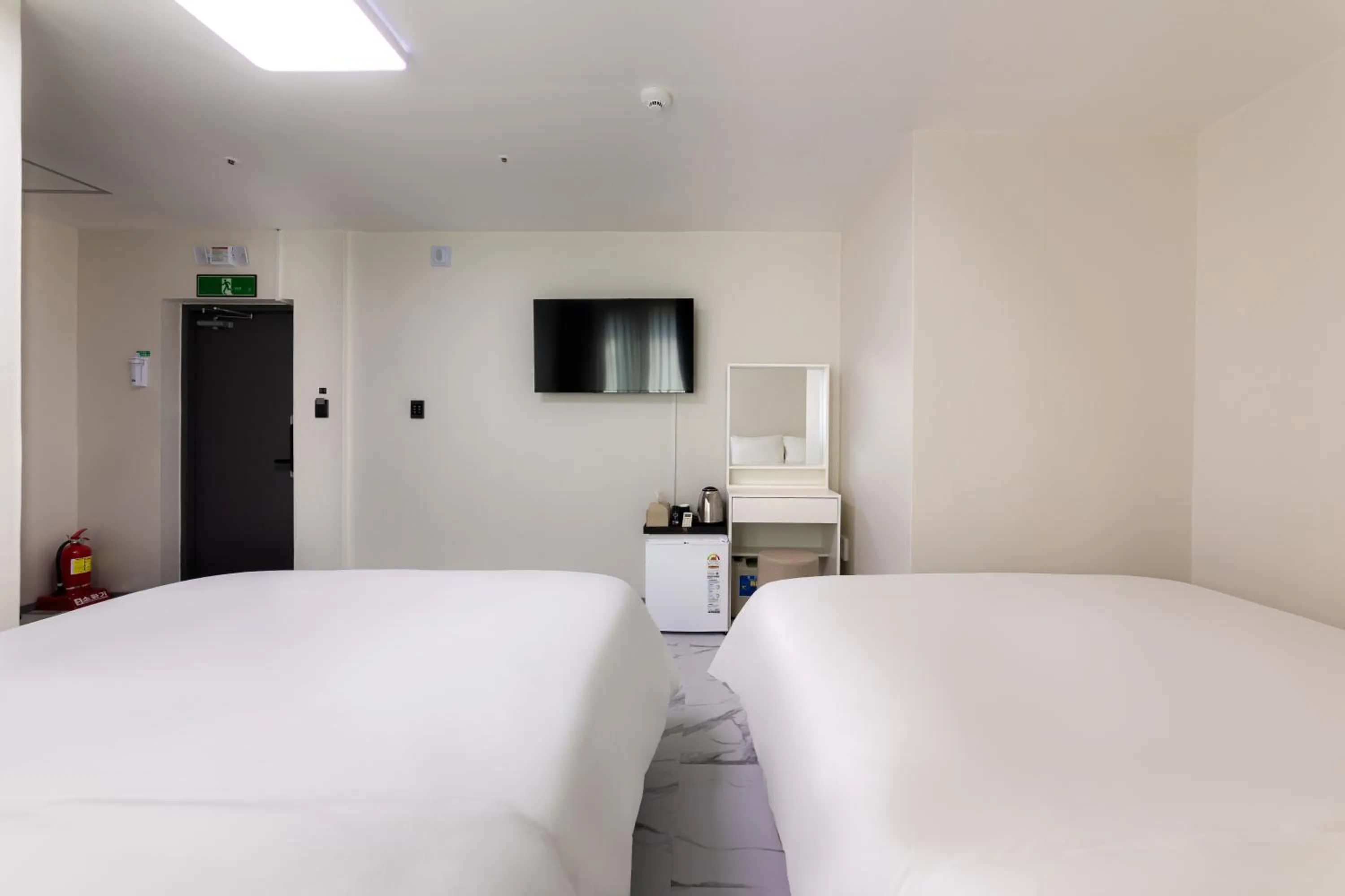 Bed in MJ Hotel Jongno