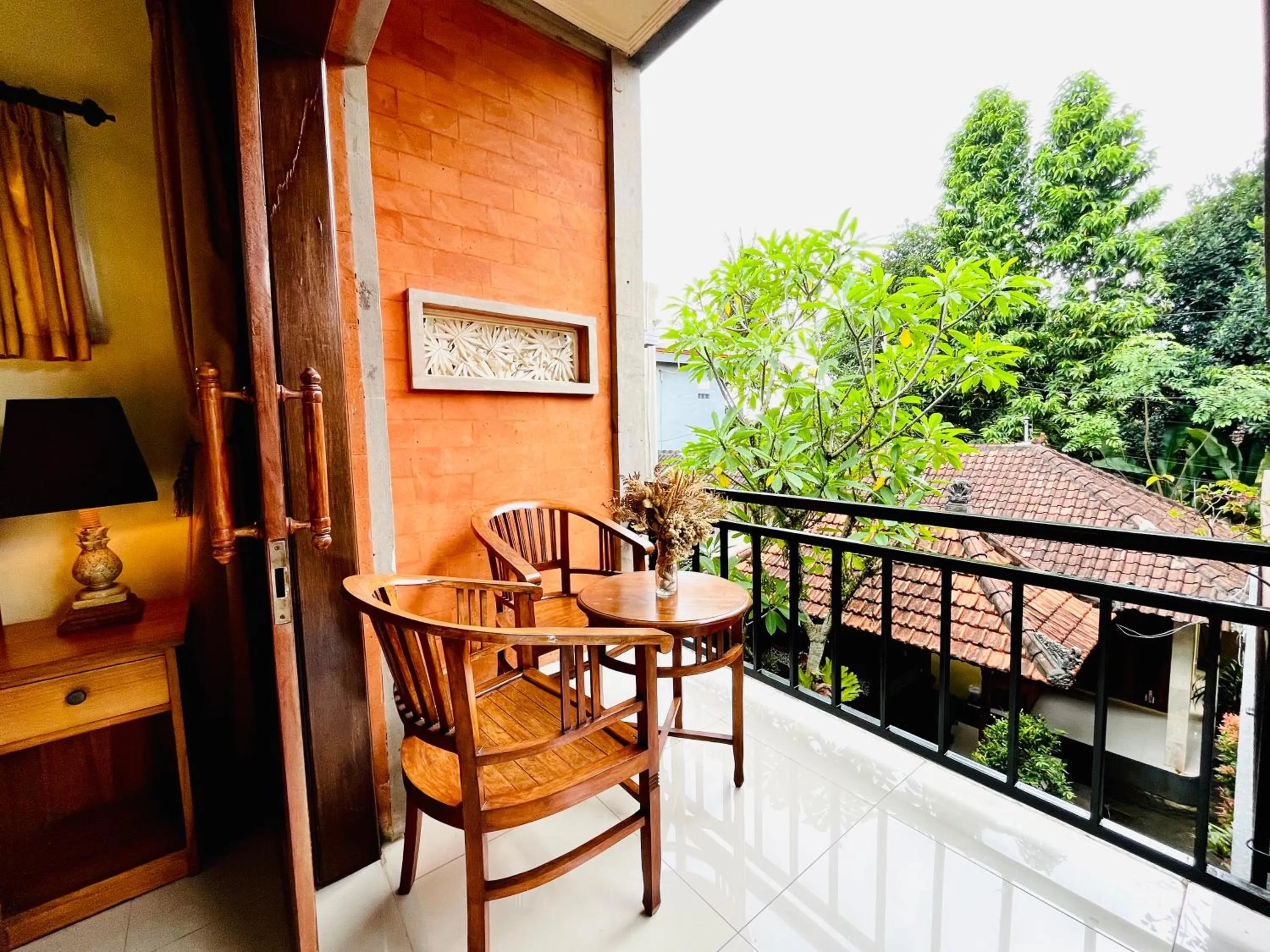 Patio in Tebesaya Homestay Ubud
