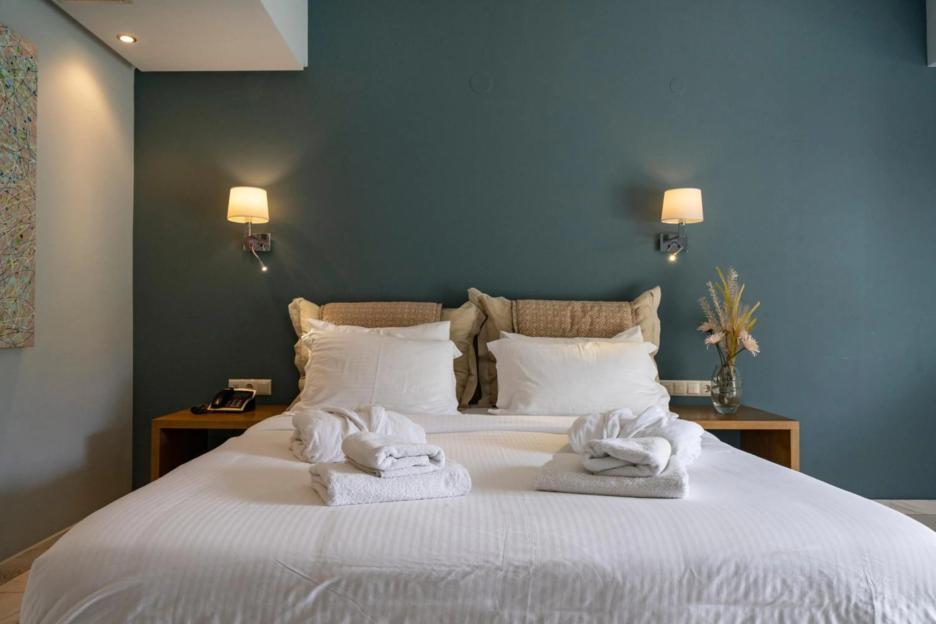 Bed in Edem Luxury Apartments