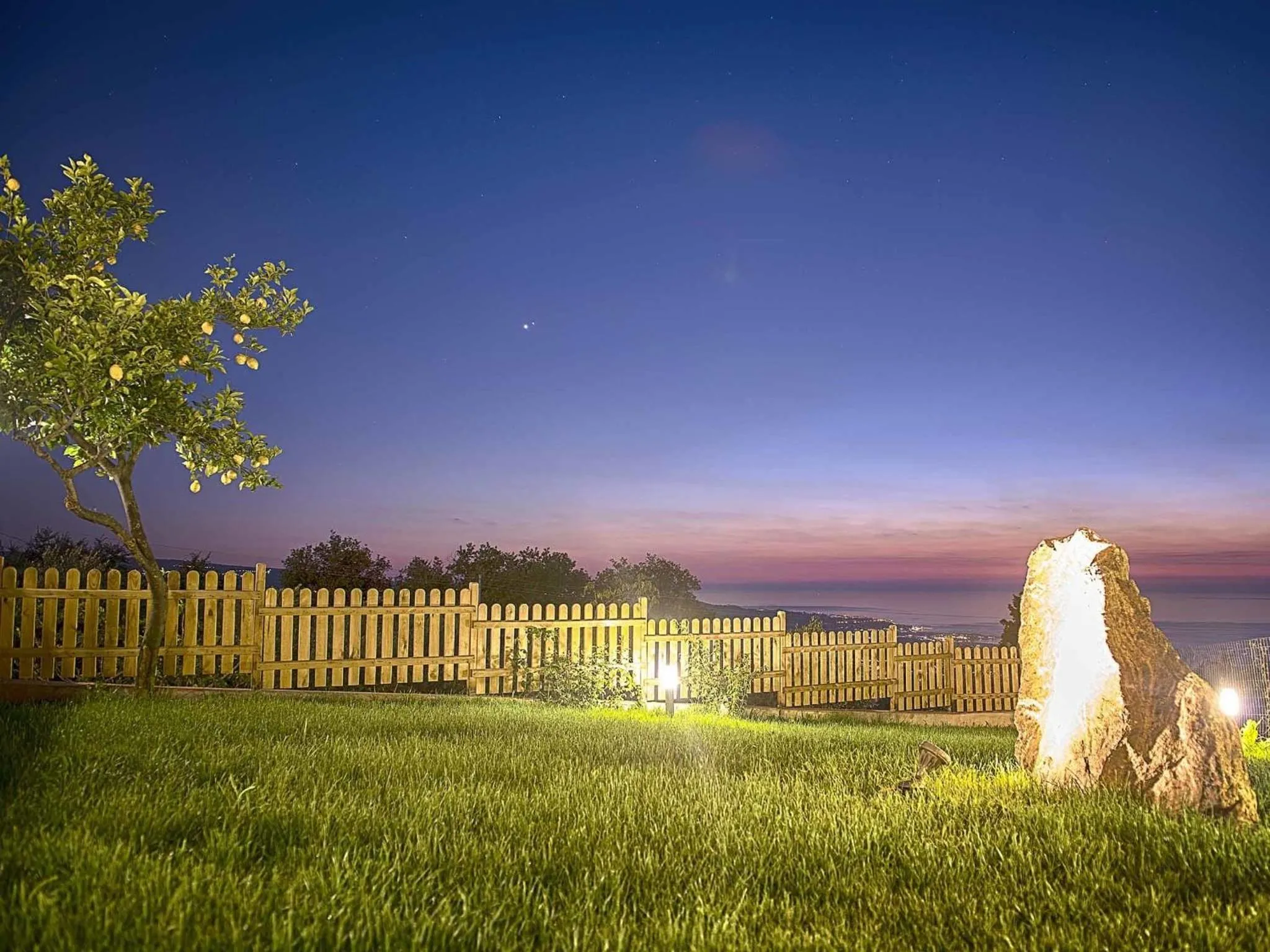 Garden view in Villa Zufrò