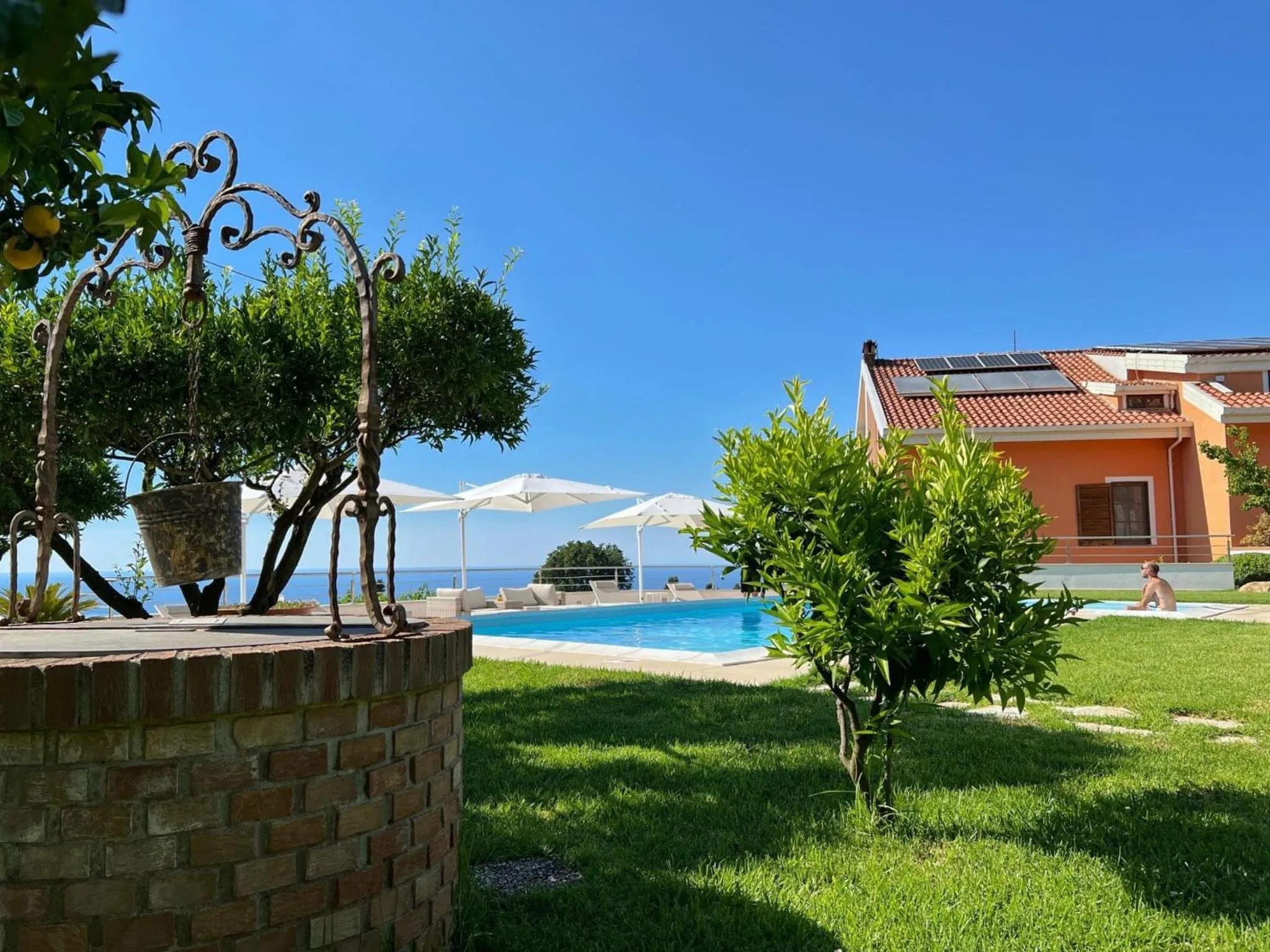 Swimming pool in Villa Zufrò