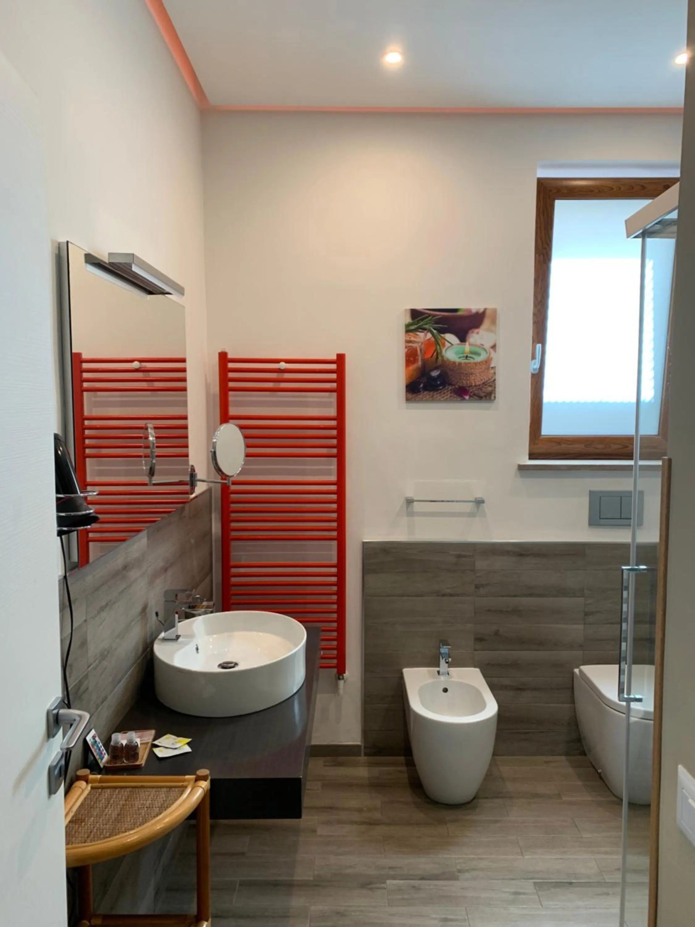 Shower in Villa Zufrò