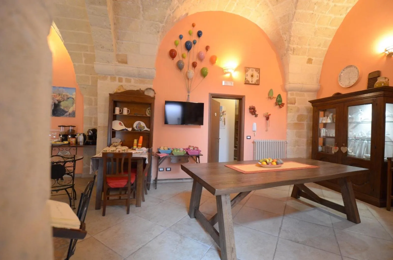 Communal kitchen in B&B Corte Dei Figuli
