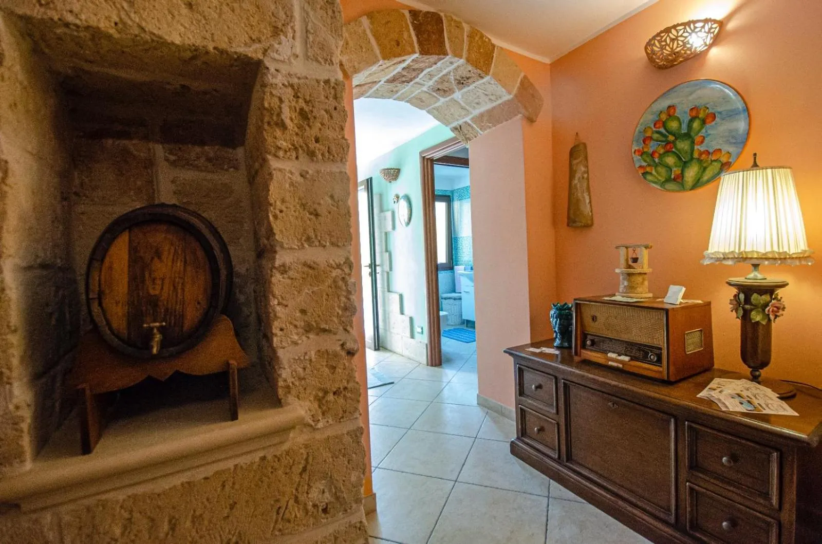 Decorative detail in B&B Corte Dei Figuli