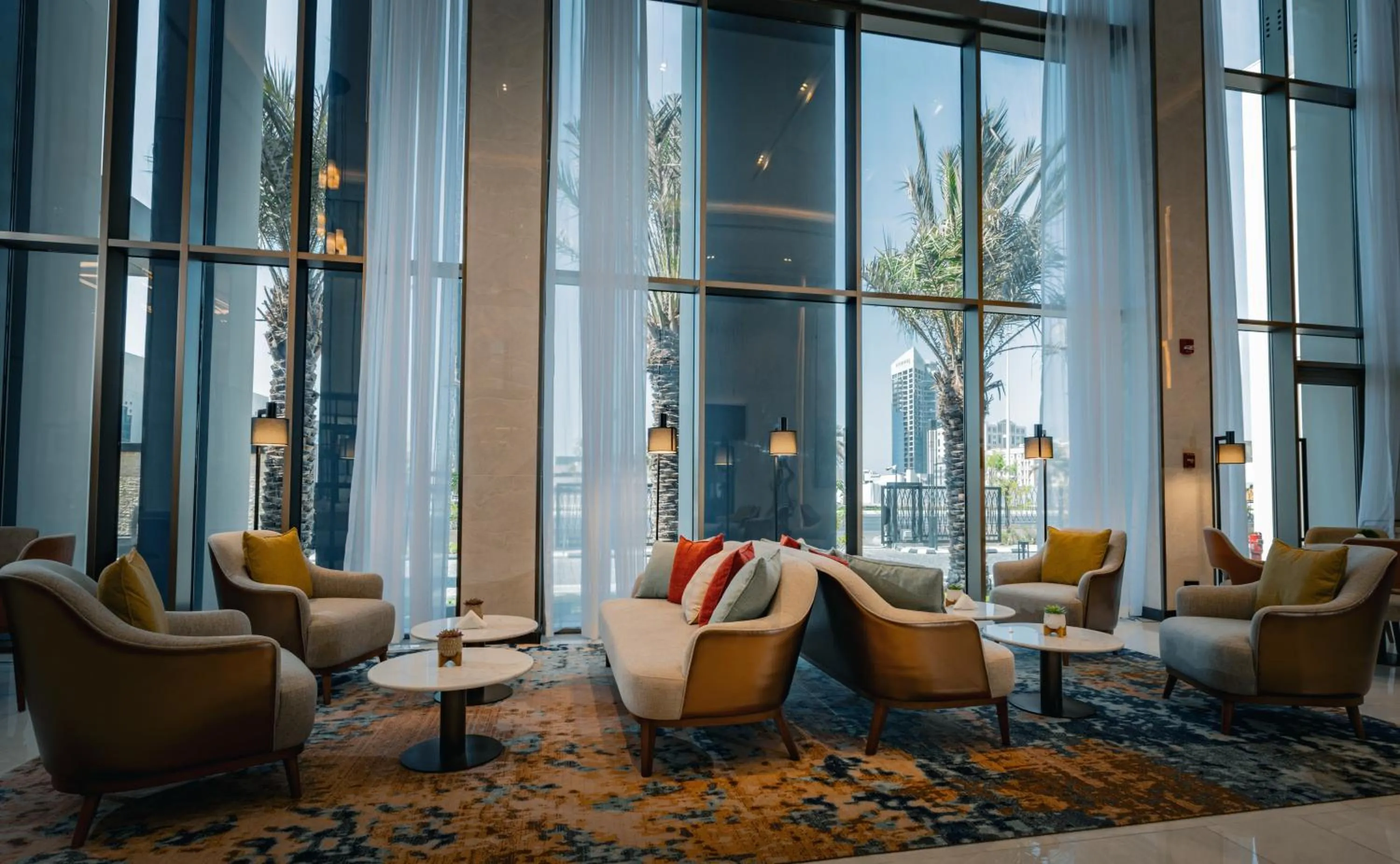 Lounge or bar in First Grand Hotel