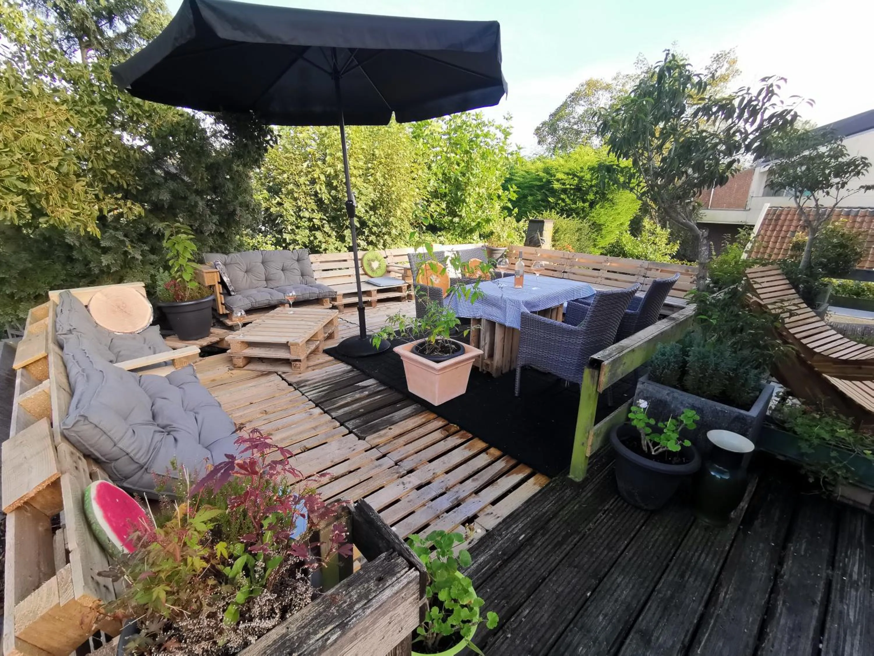 Balcony/Terrace in Duinberk B&B hotel en Brasserie