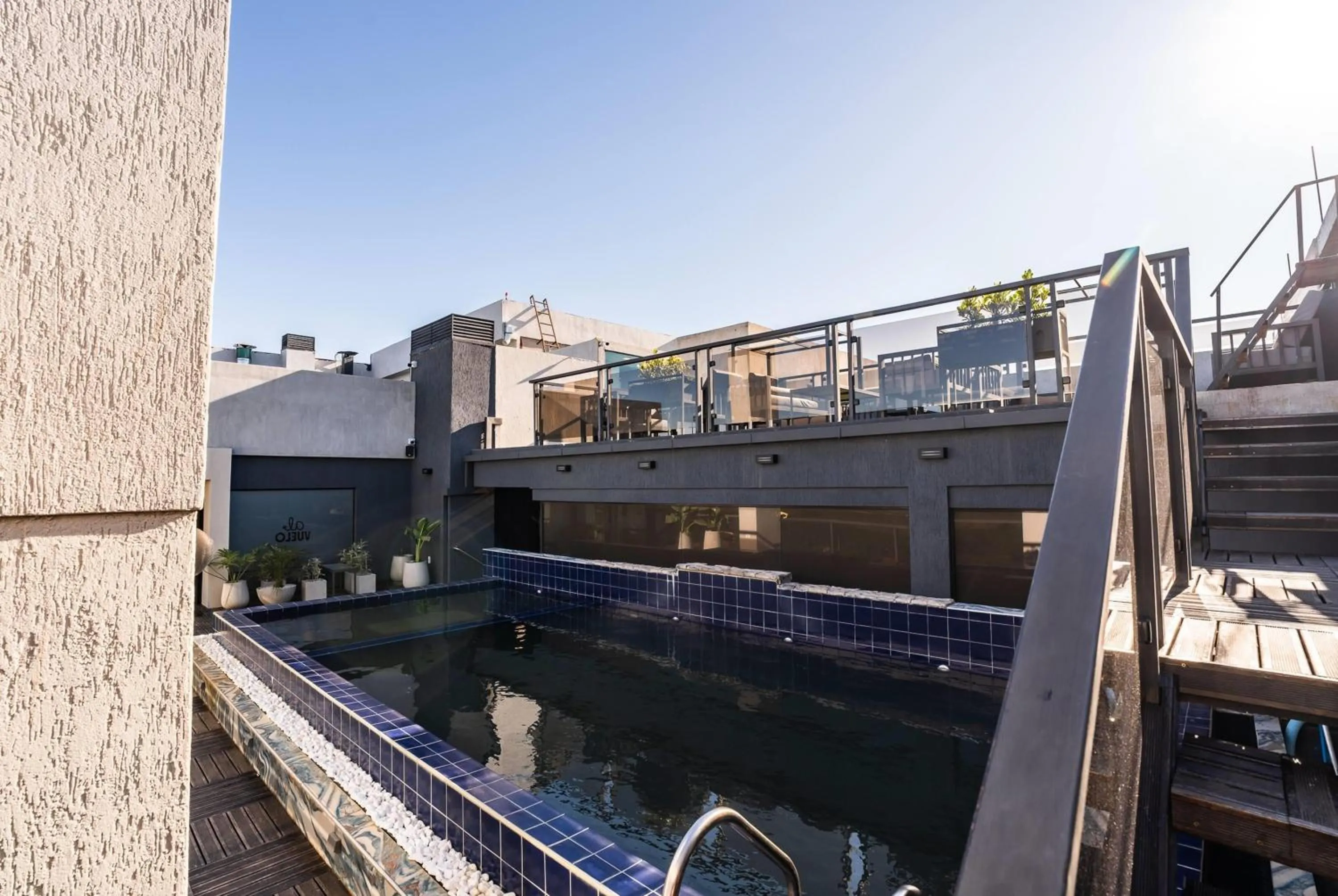 Pool view in Ramada Suites by Wyndham Asuncion Aeropuerto