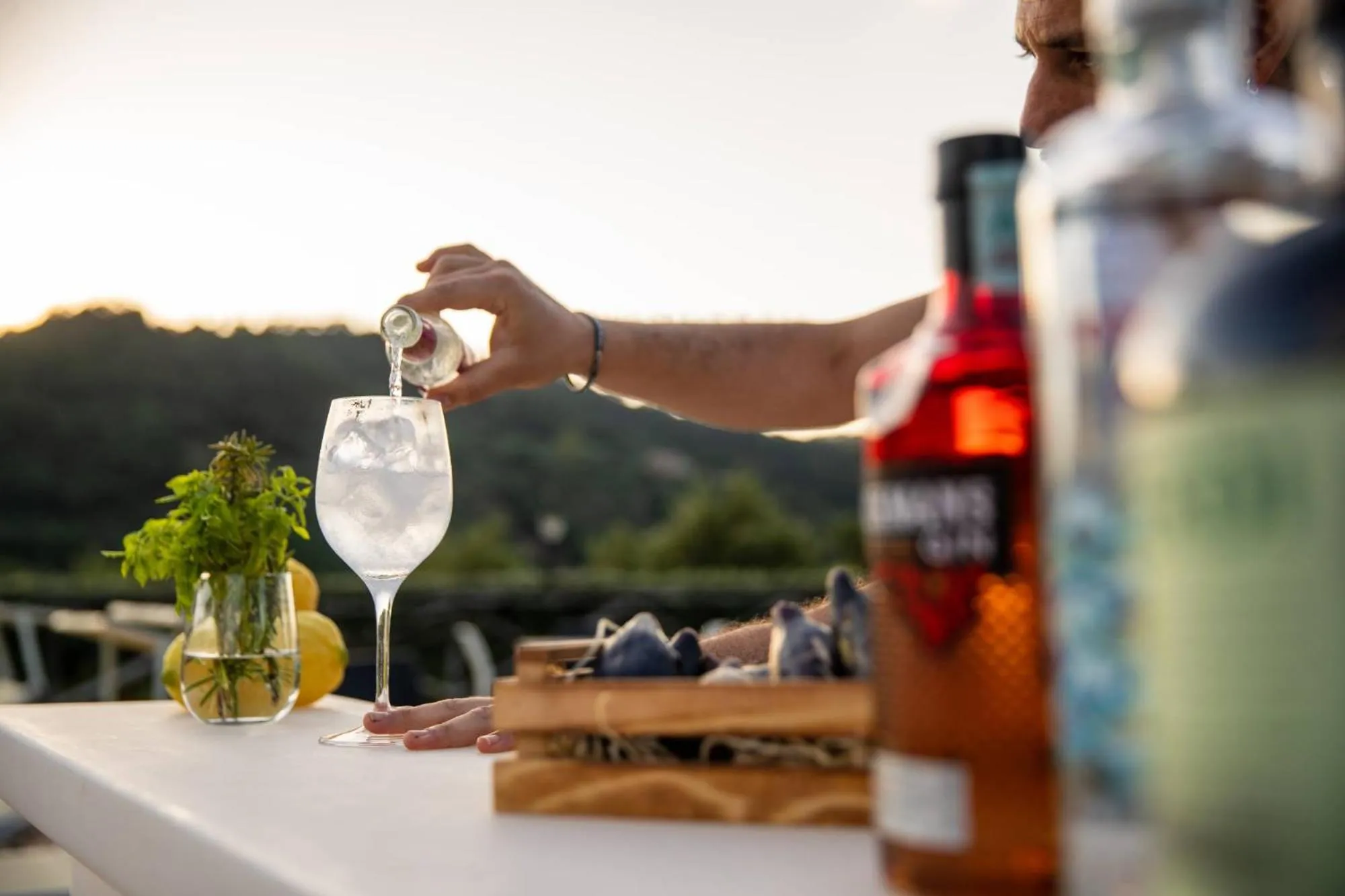 Food and drinks in Villa Ginevra Resort Agrituristico