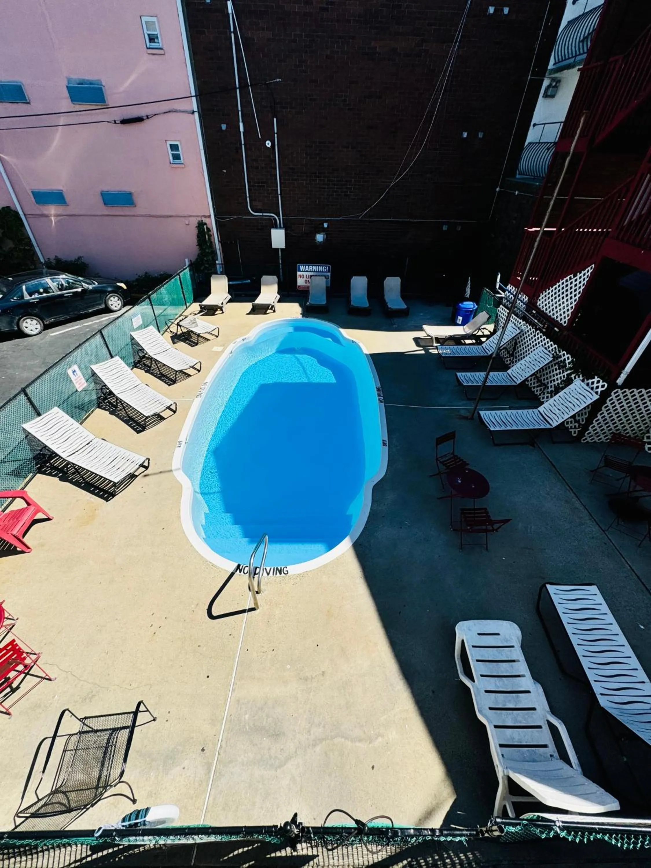 Swimming pool in Seagem Motel and Apartments