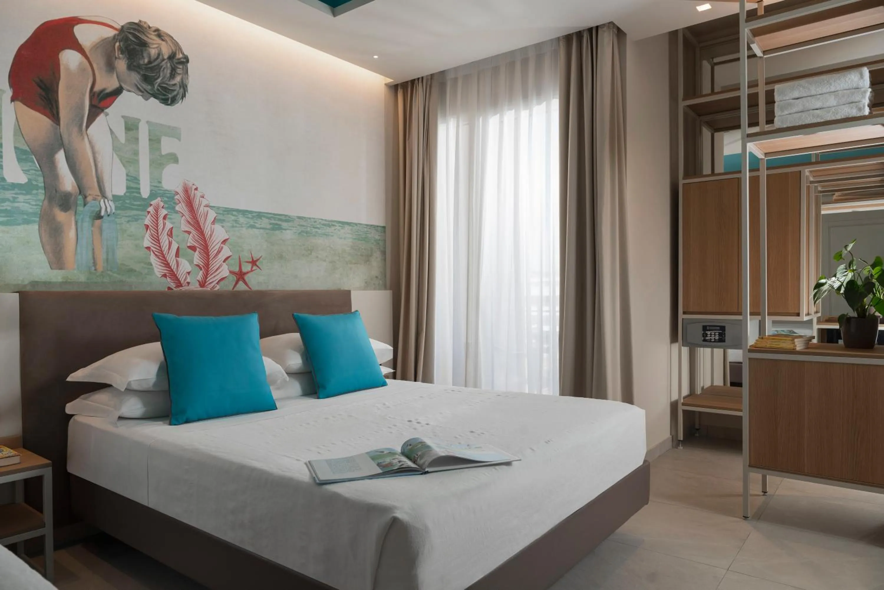 Bedroom, Bed in Hotel Adlon - FRONTE MARE