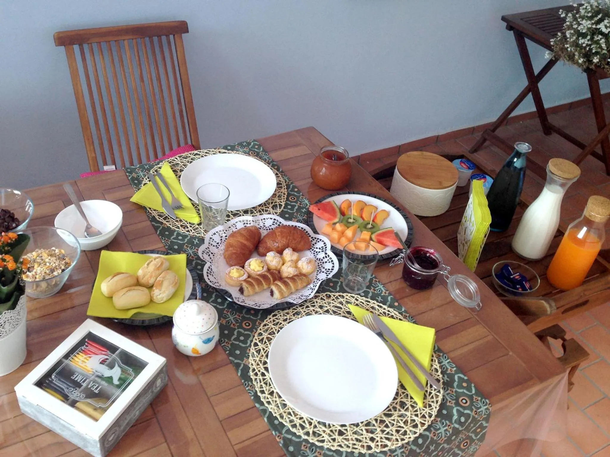 Food close-up in B&B Villa Paradiso