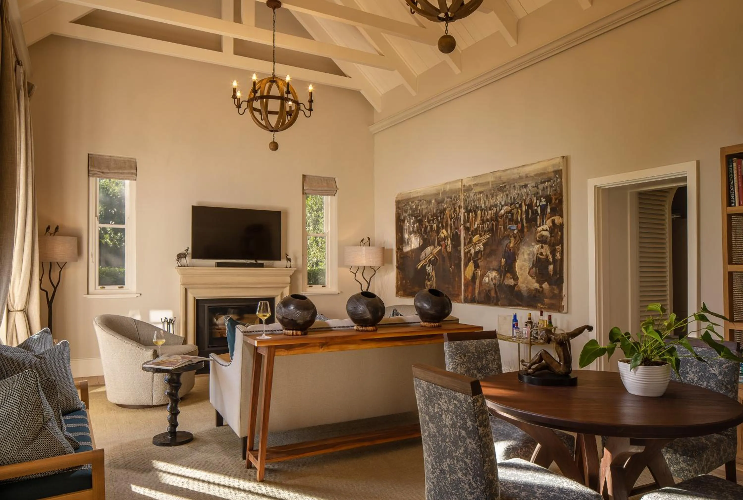 Communal lounge/ TV room in Leeu Estates