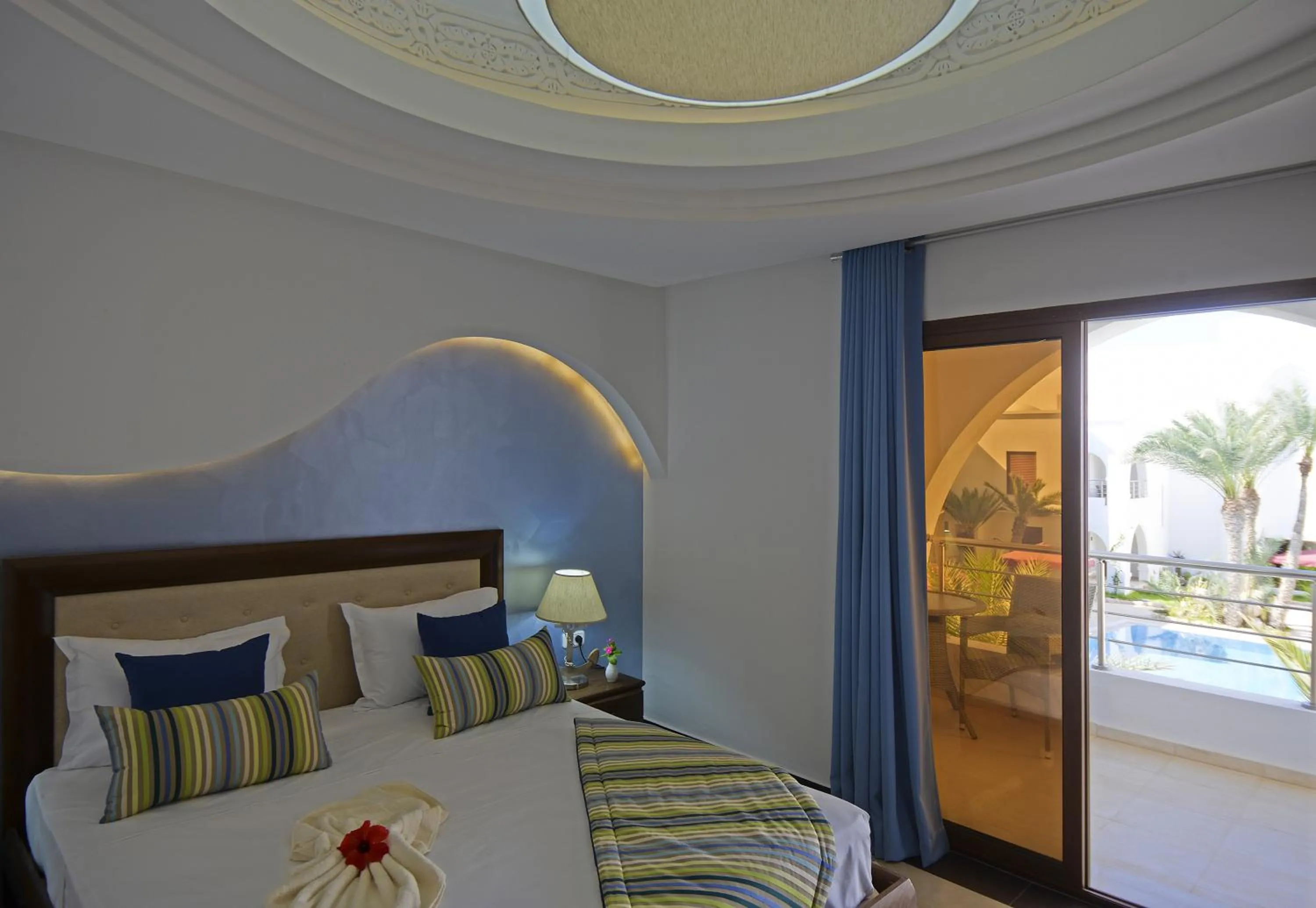 Bedroom, Bed in Palm Djerba Suites