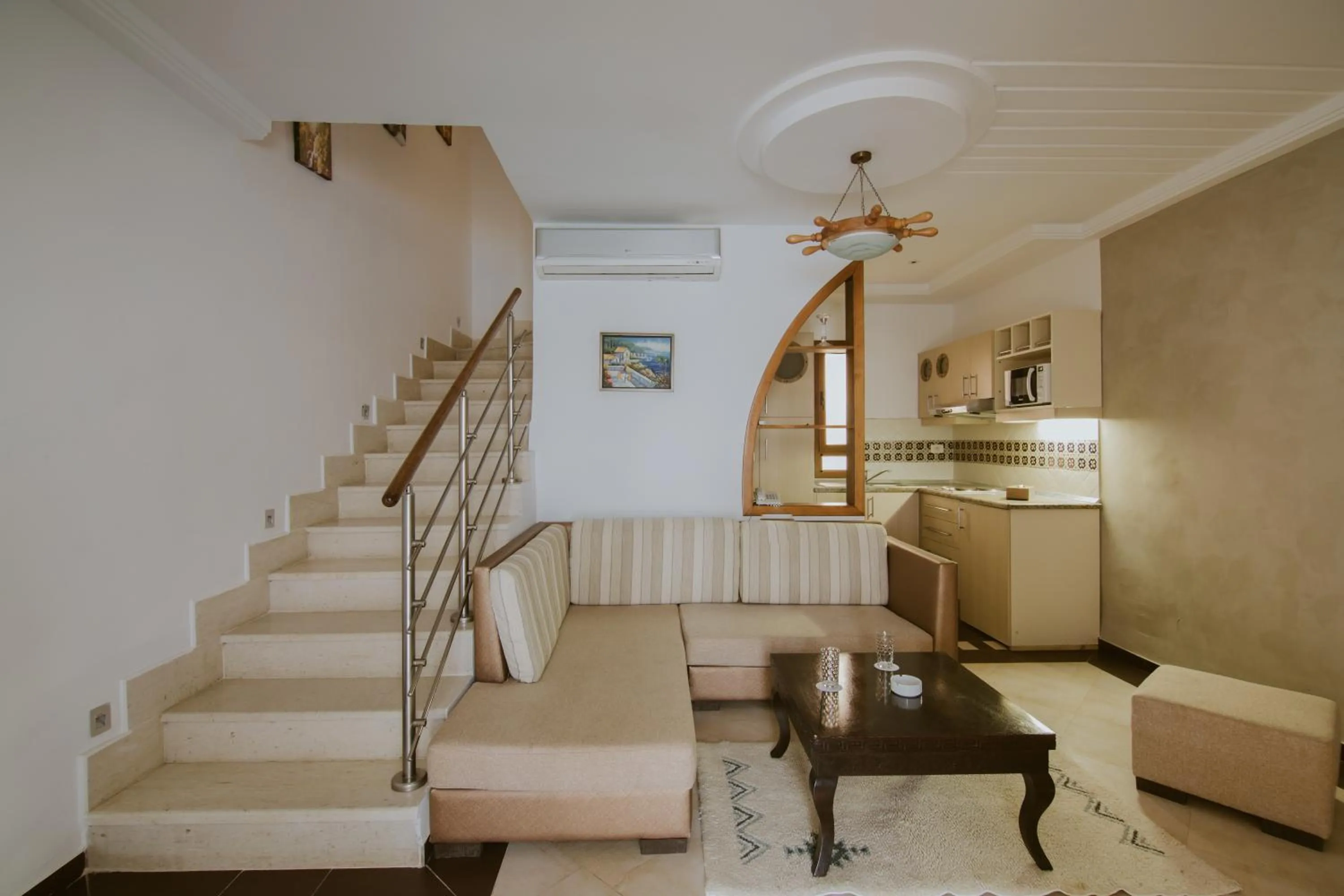 Seating area in Palm Djerba Suites