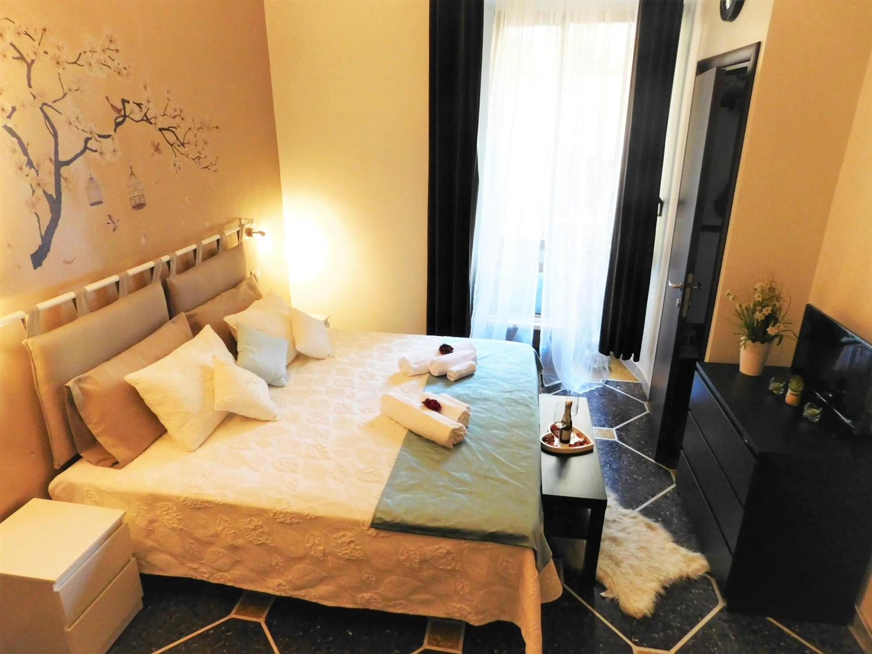 Bed in Guest house Aria