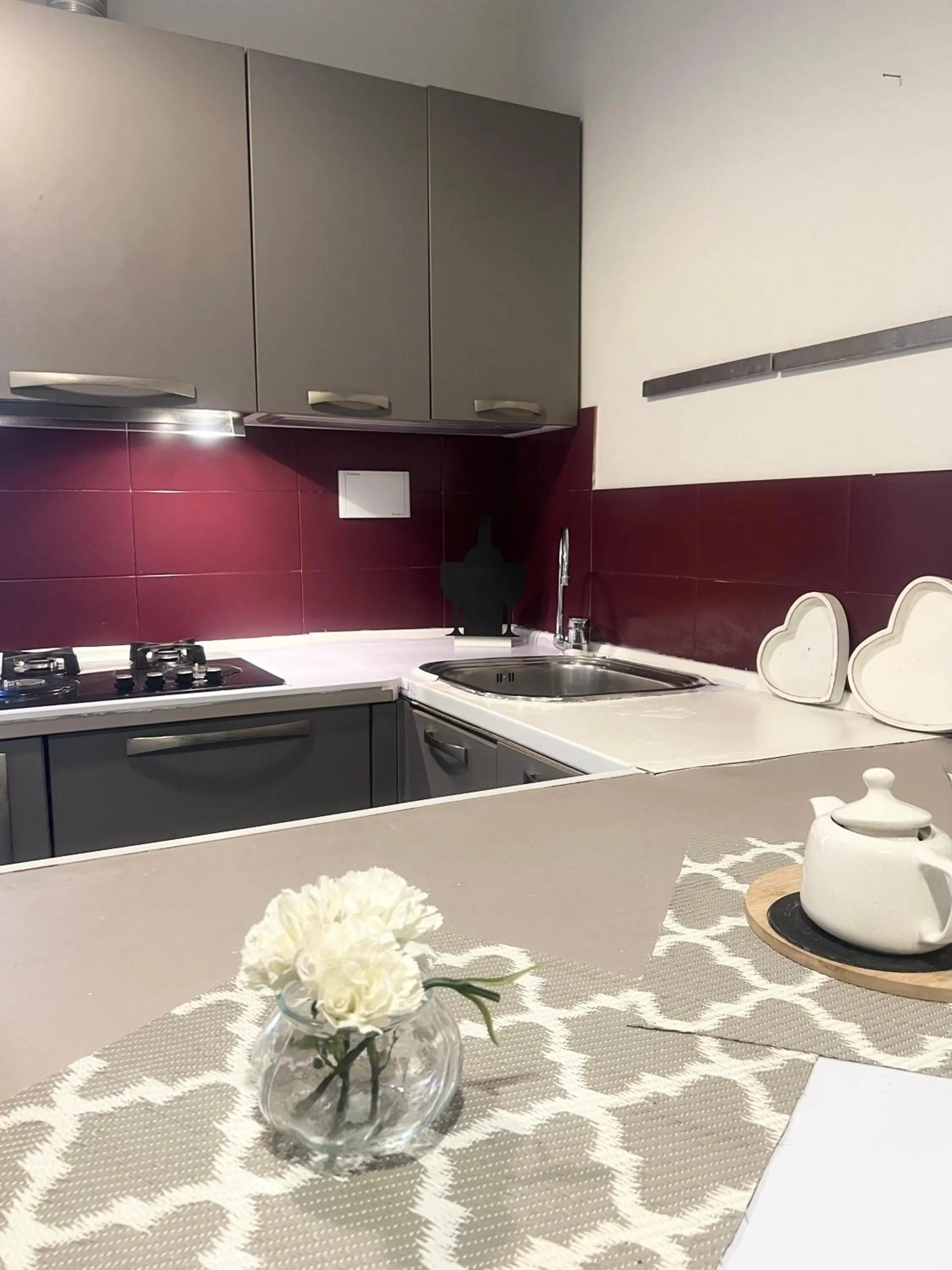 Kitchen or kitchenette in Guest house Aria