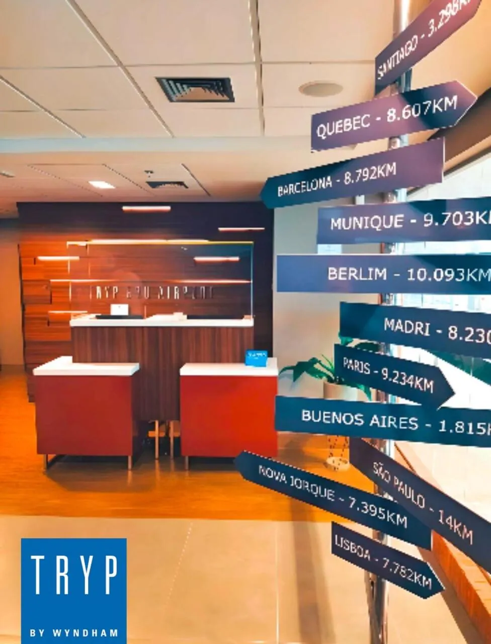 Property building in TRYP BY WYNDHAM São Paulo Airport - Hotel de Transito Terminal 3 -Lado Ar - Área restrita á passageiros já embarcados - Piso 1