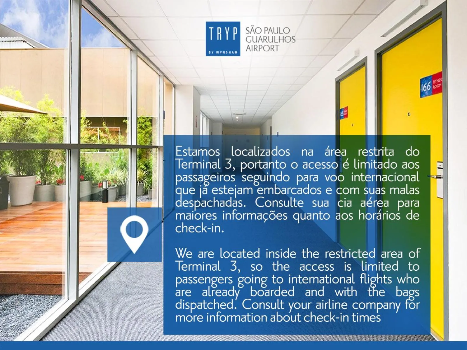 Other in TRYP BY WYNDHAM São Paulo Airport - Hotel de Transito Terminal 3 -Lado Ar - Área restrita á passageiros já embarcados - Piso 1