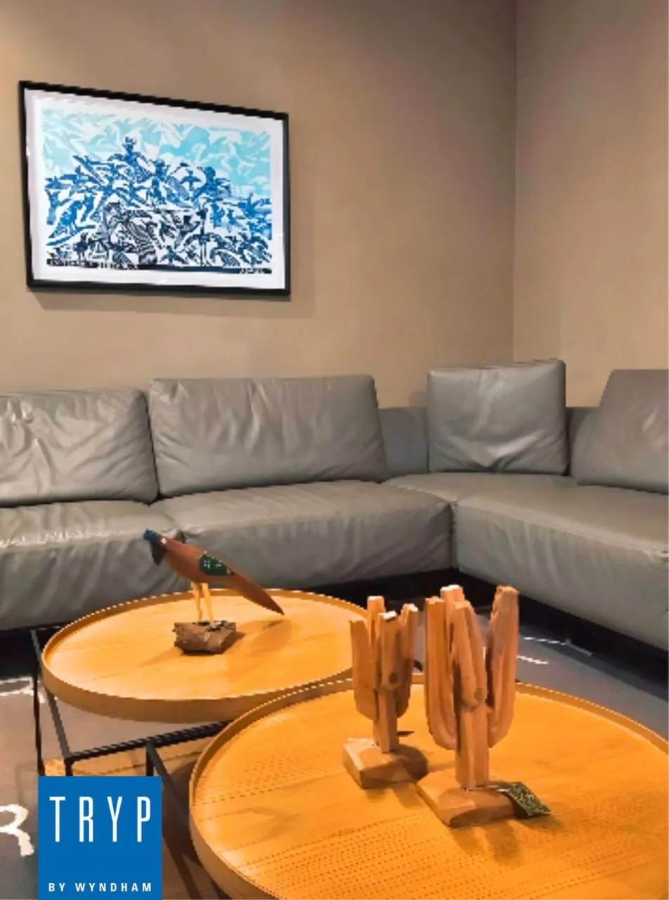 Seating area in TRYP BY WYNDHAM São Paulo Airport - Hotel de Transito Terminal 3 -Lado Ar - Área restrita á passageiros já embarcados - Piso 1