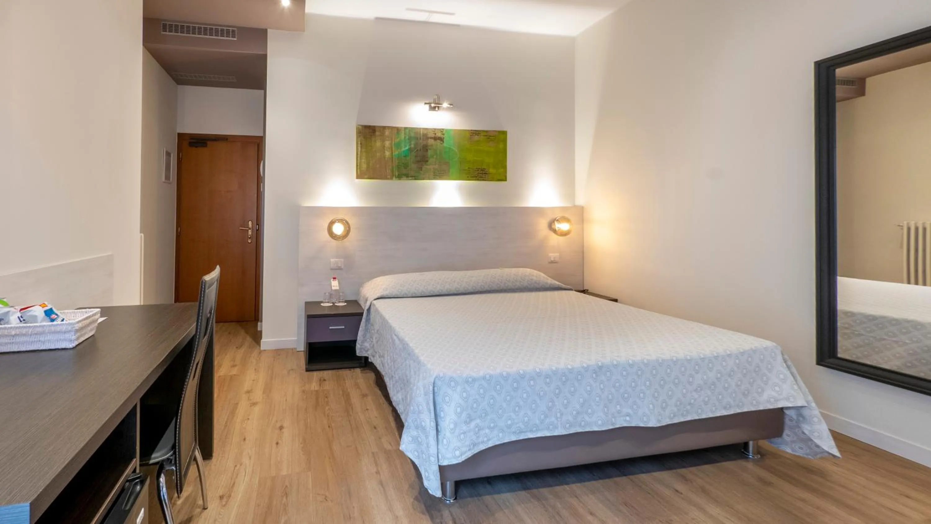 Bed in Hotel San Marco