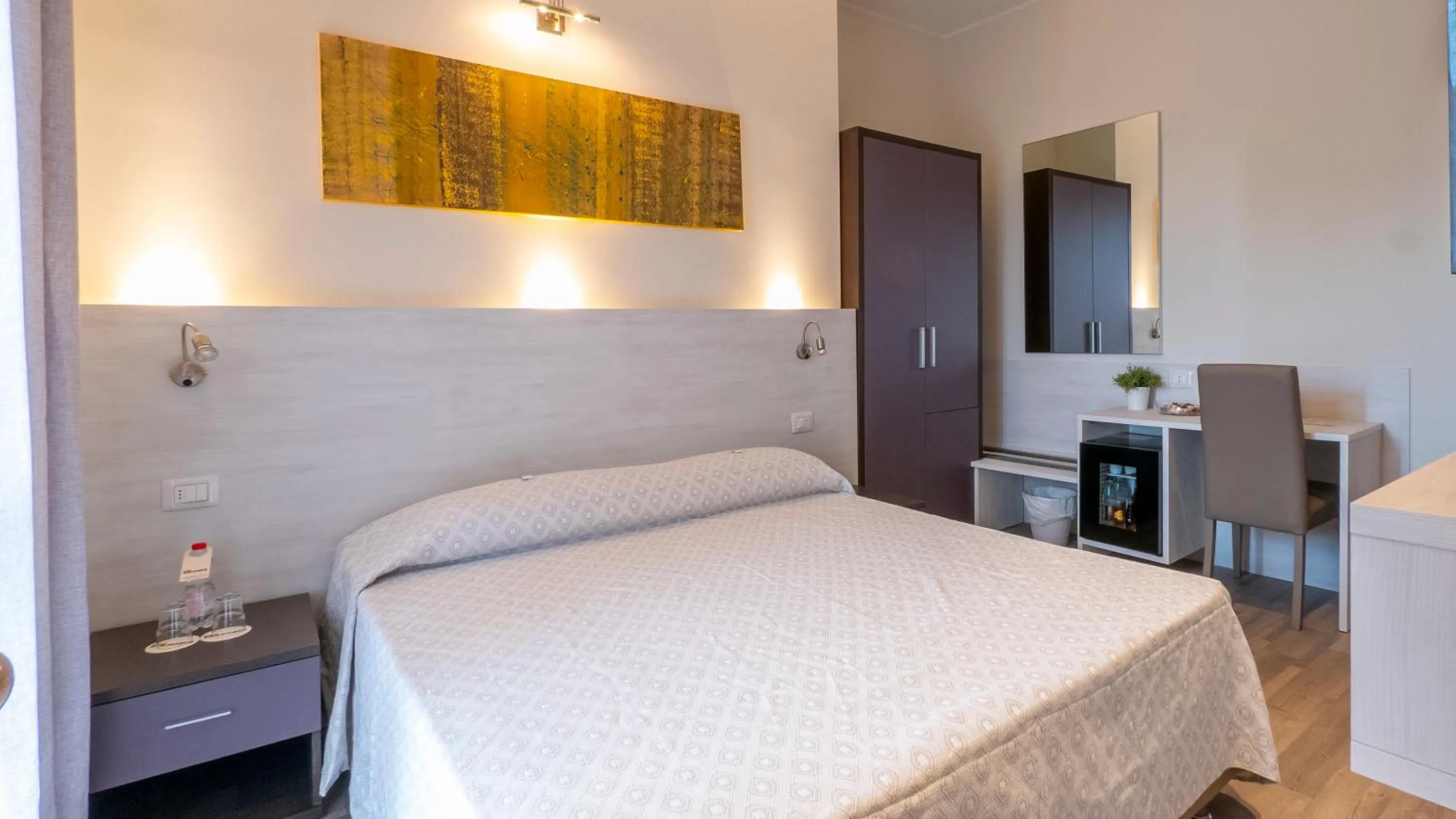 Bed in Hotel San Marco