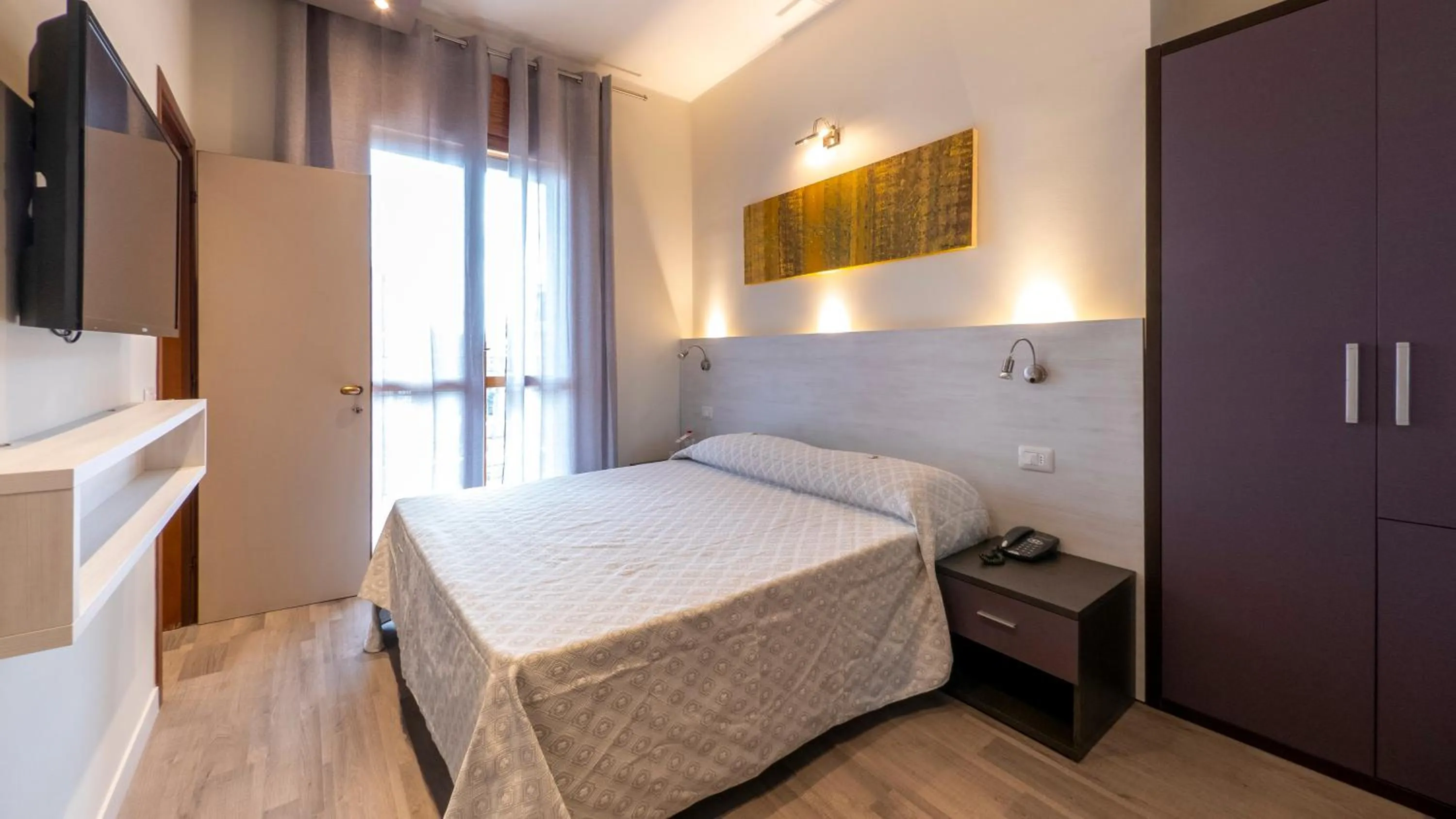 Bed in Hotel San Marco