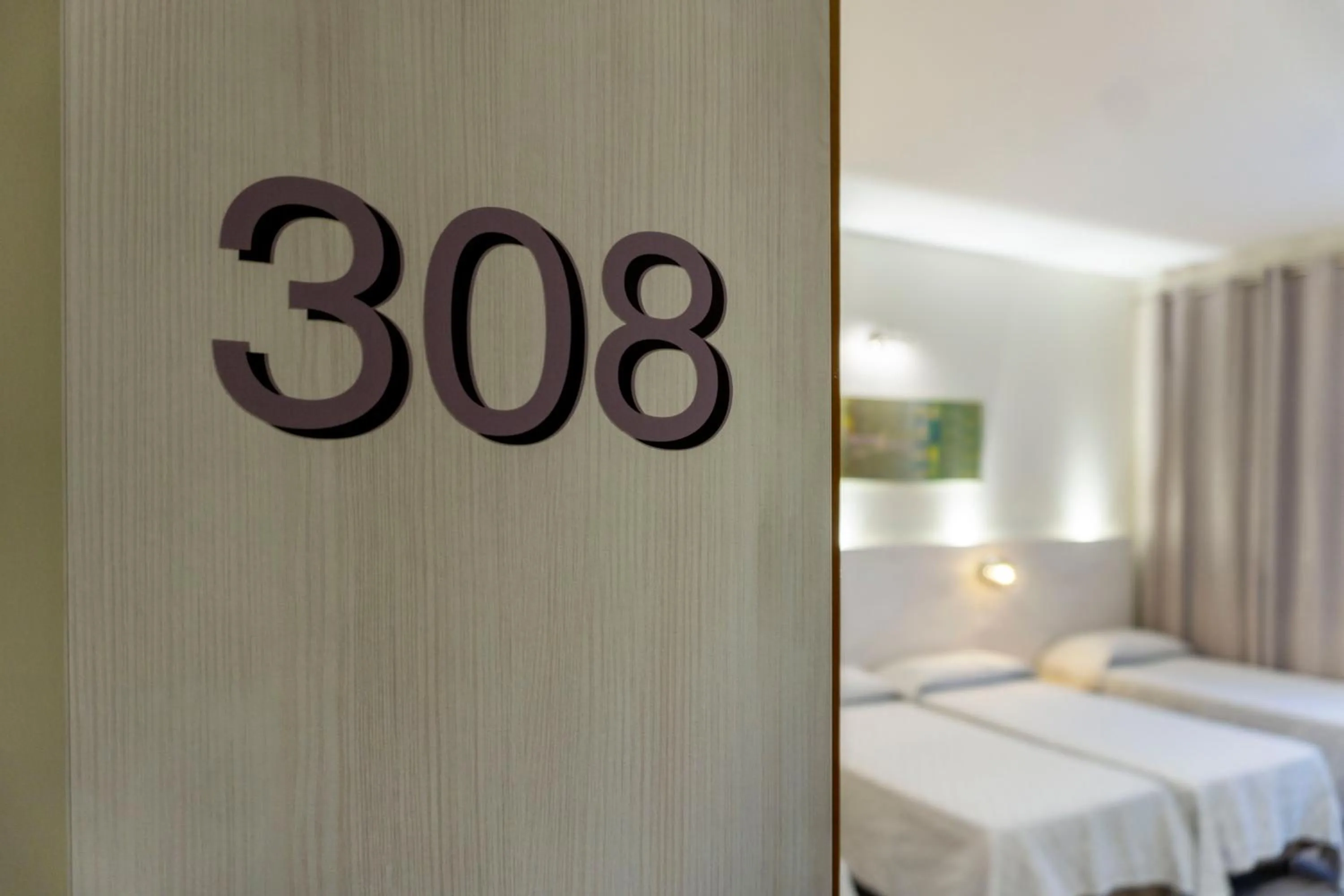 Bed in Hotel San Marco