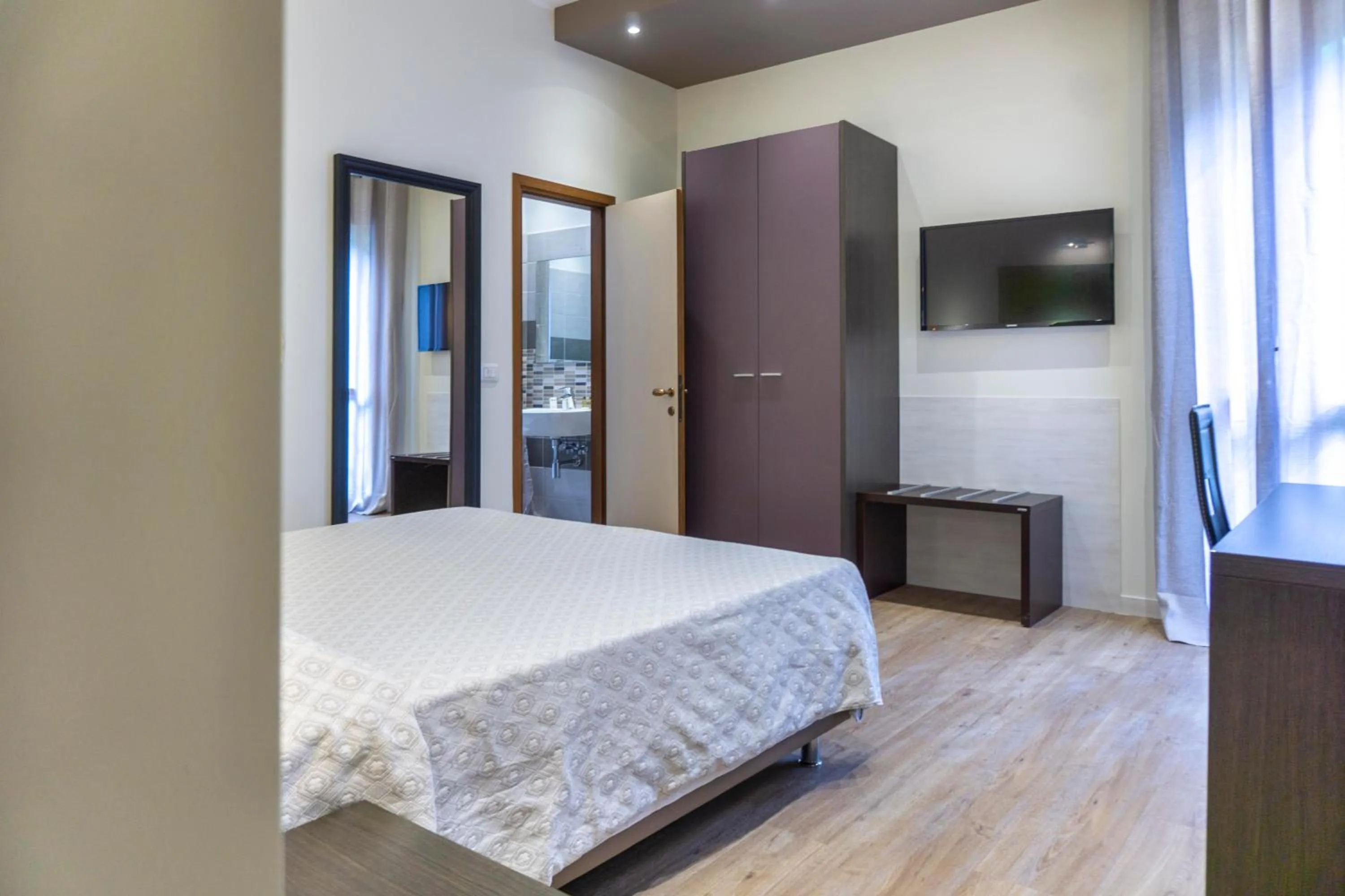 Bed in Hotel San Marco