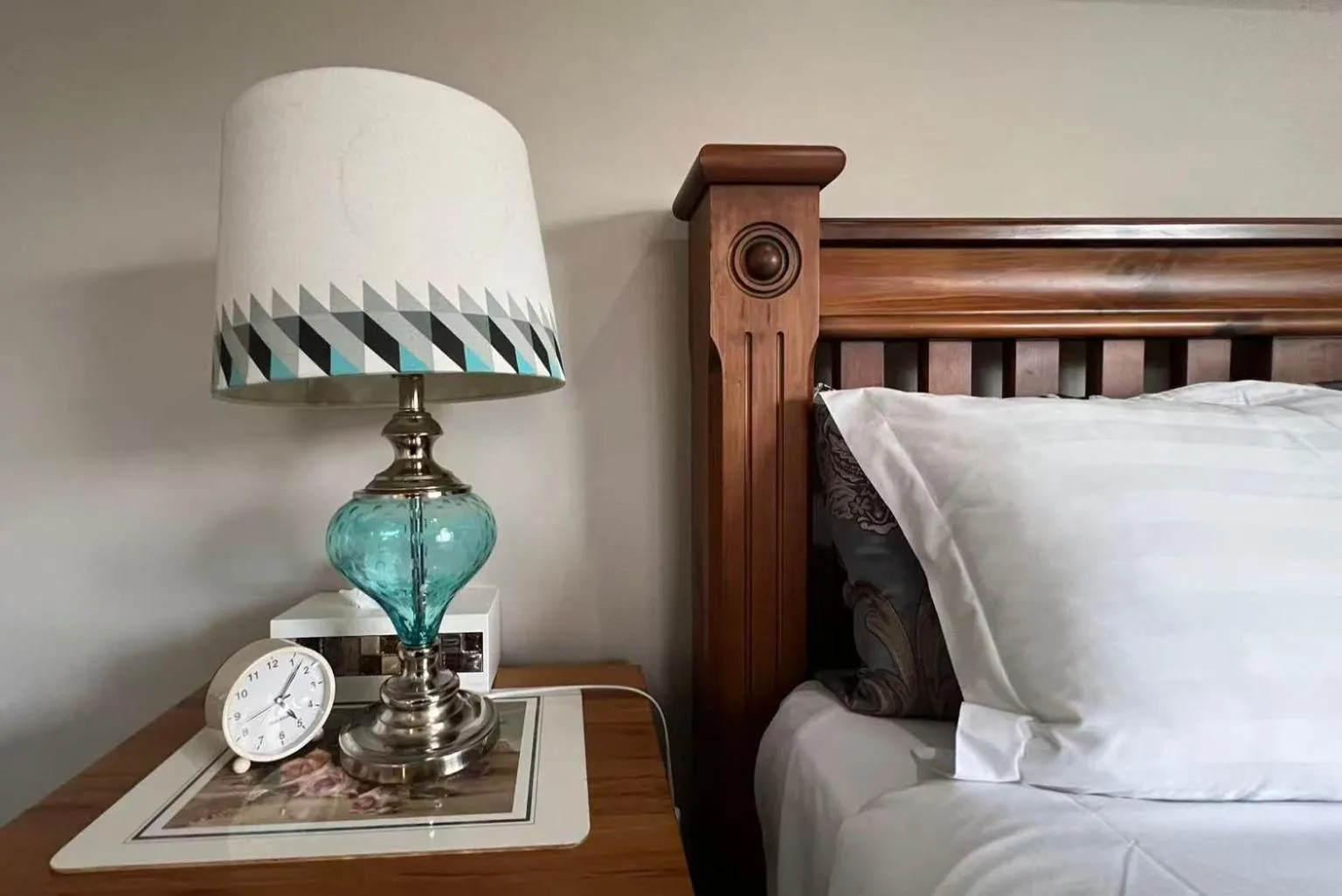 Bed in Strathern Motor Lodge