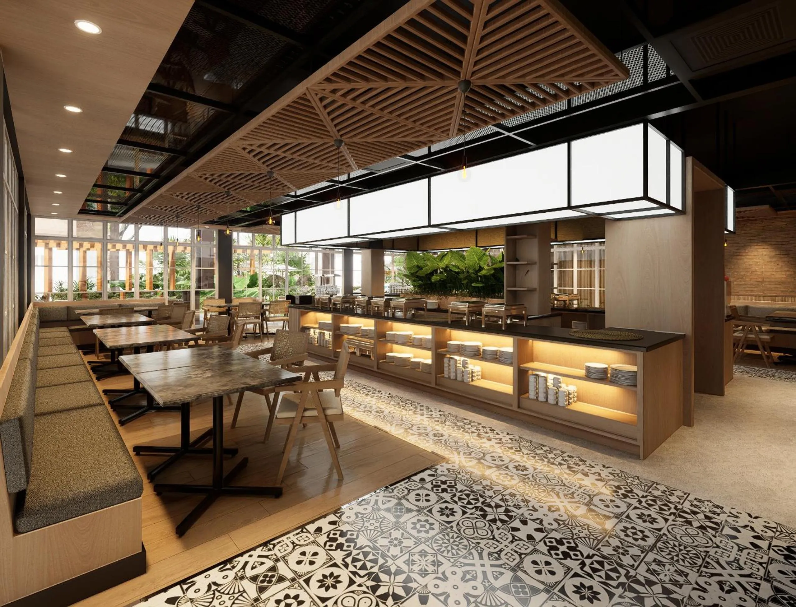 Restaurant/places to eat in Raia Beach Resort Port Dickson