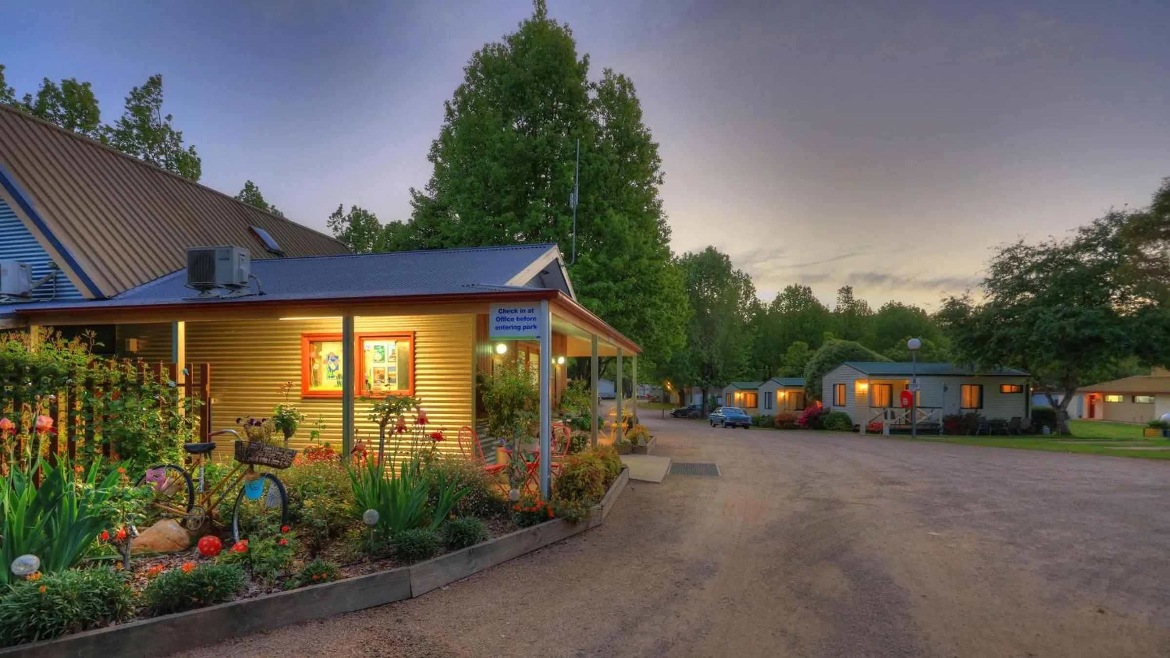 Facade/entrance in Bright Porepunkah Holiday Park