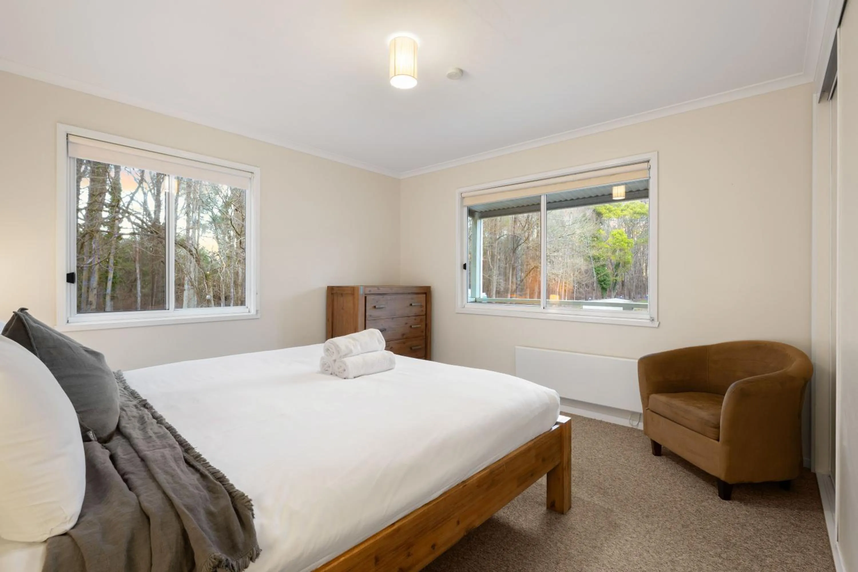Bed in Bright Porepunkah Holiday Park
