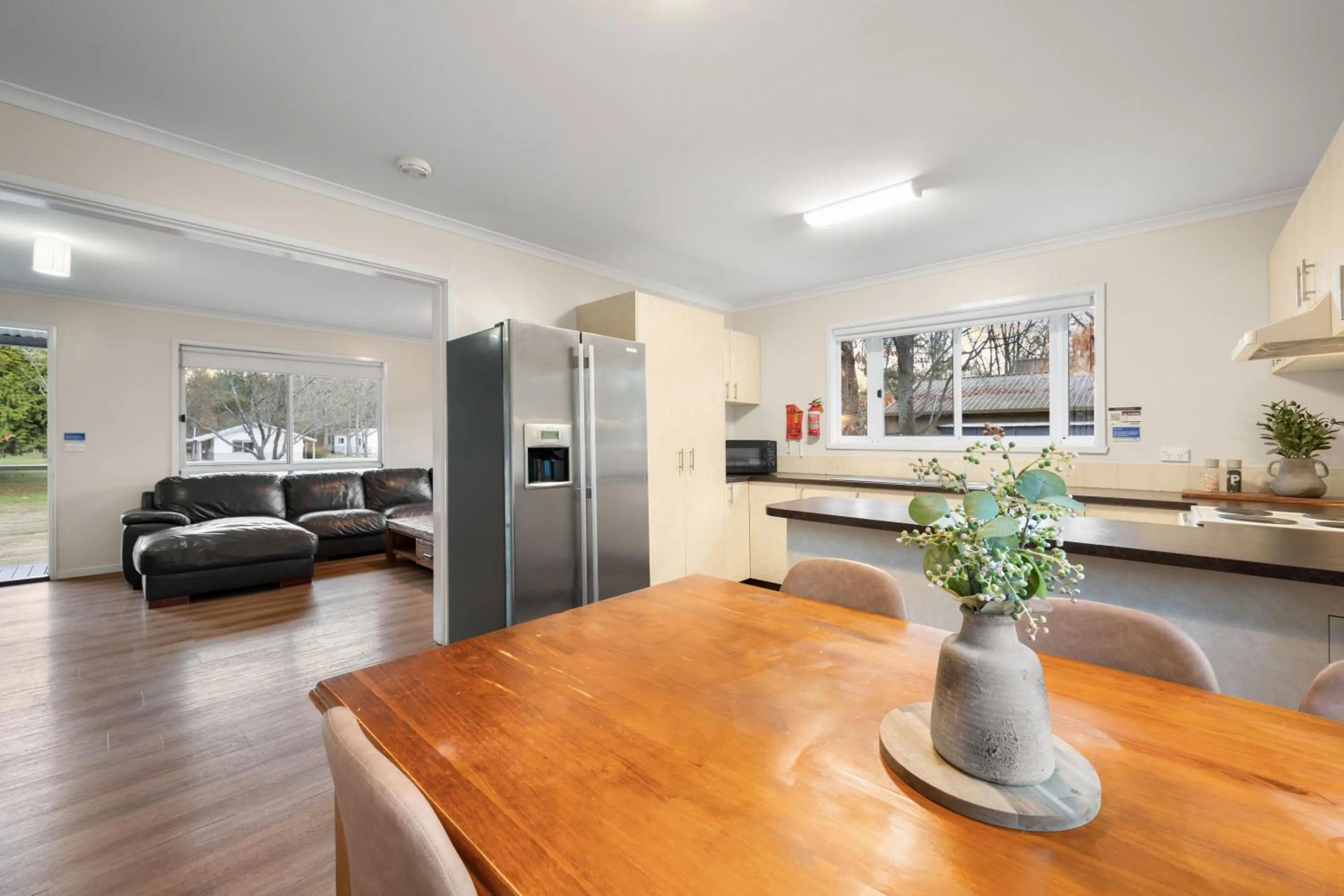 Kitchen or kitchenette in Bright Porepunkah Holiday Park