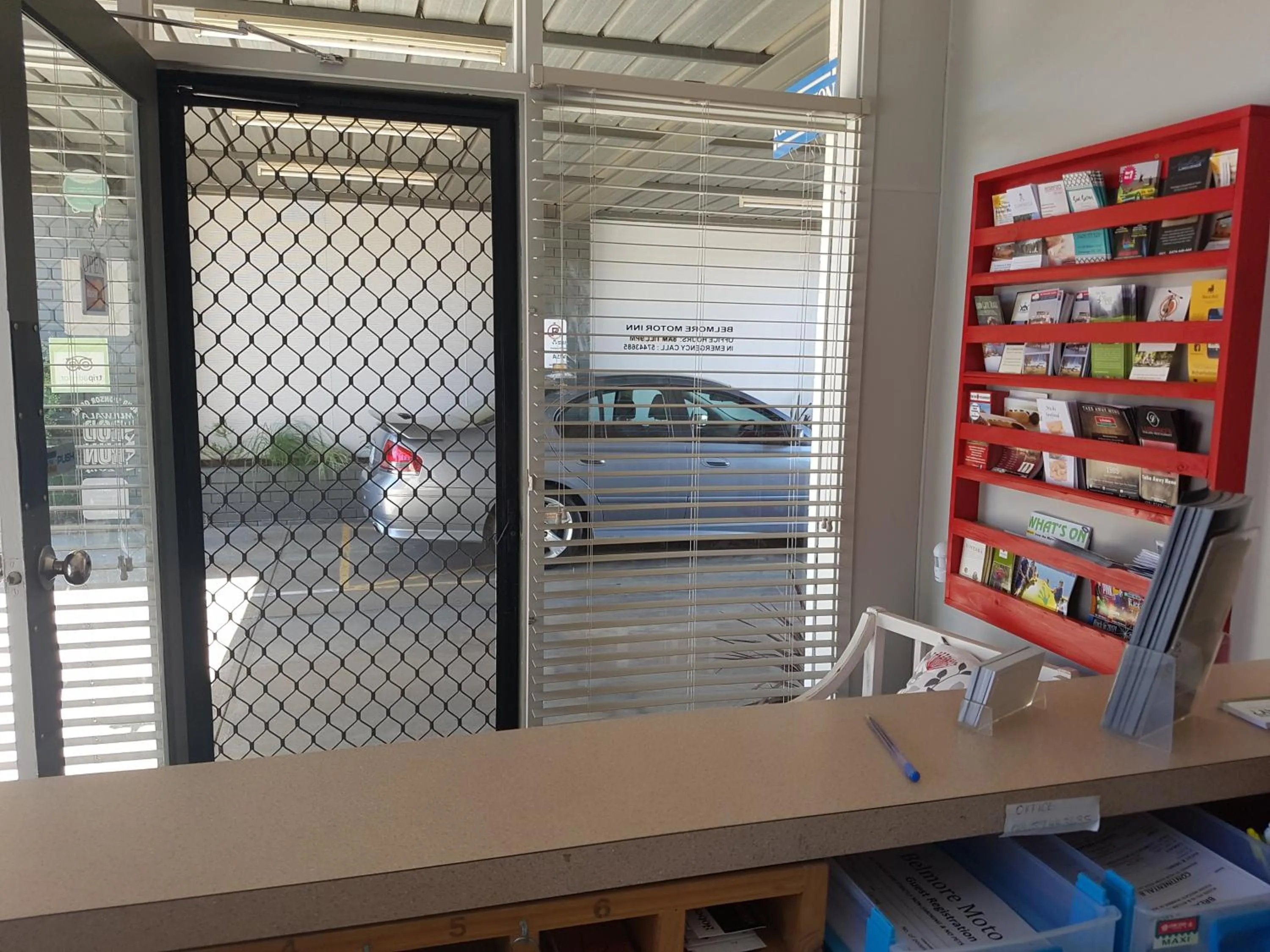 Lobby or reception in Belmore Motor Inn