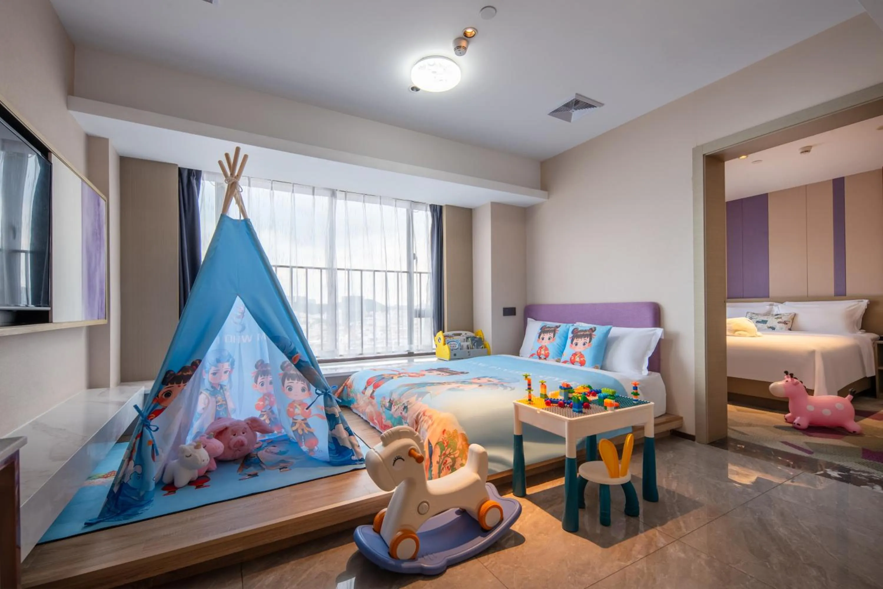 Bedroom, Bed in Lavande Hotels Guangzhou Panyu Hanxi Changlong Dashi Subway Station