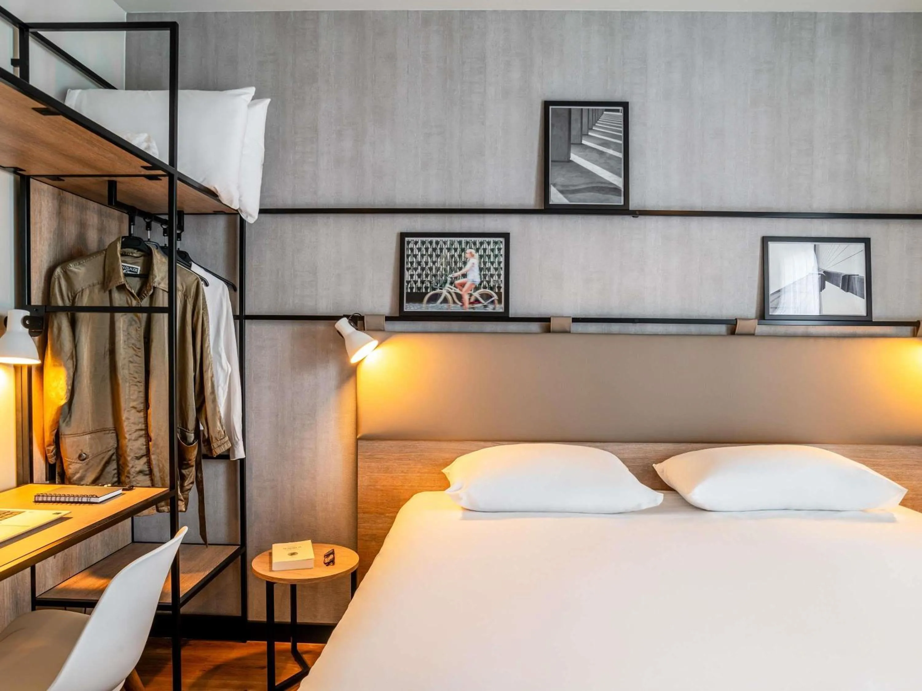 Bedroom, Bed in ibis Bordeaux Nord Carbon Blanc