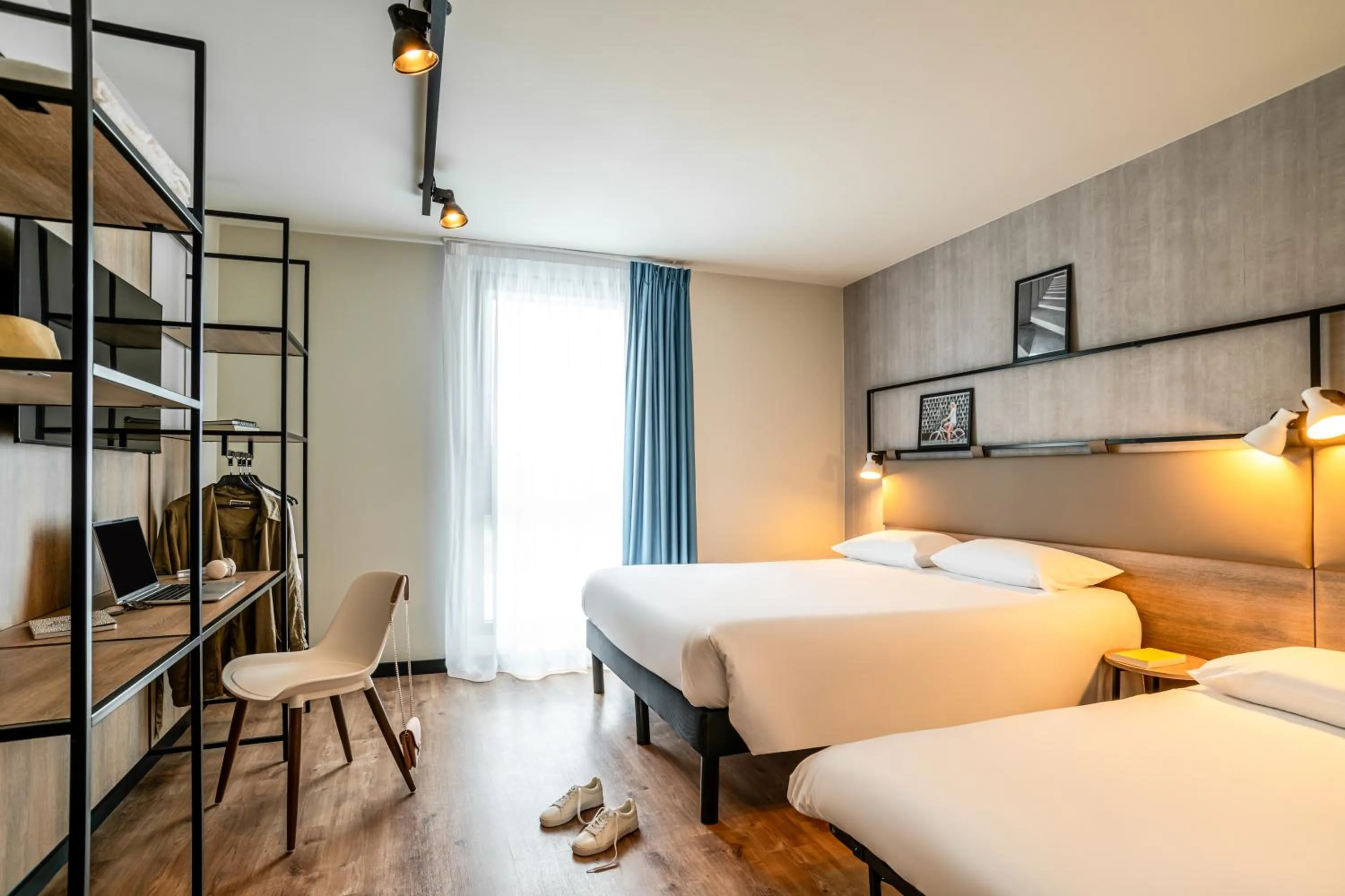 Bedroom, Bed in ibis Bordeaux Nord Carbon Blanc