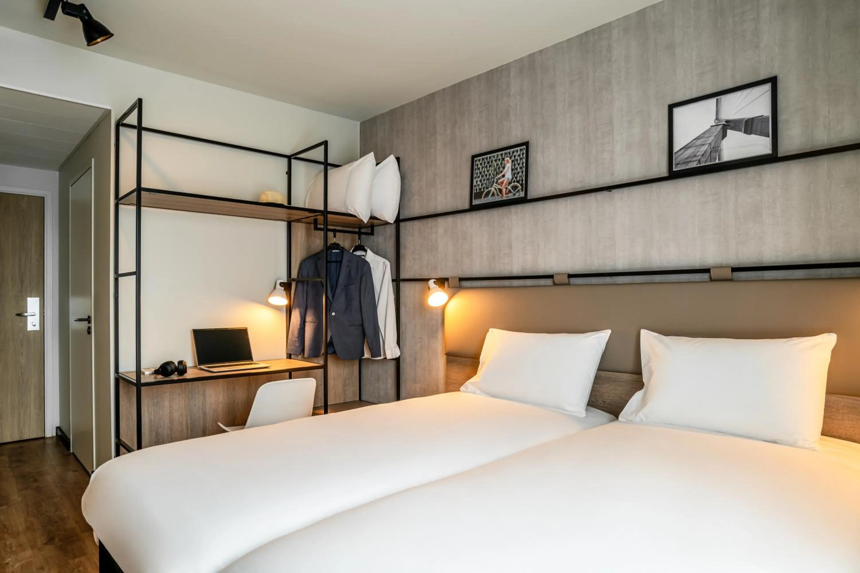 Bedroom, Bed in ibis Bordeaux Nord Carbon Blanc