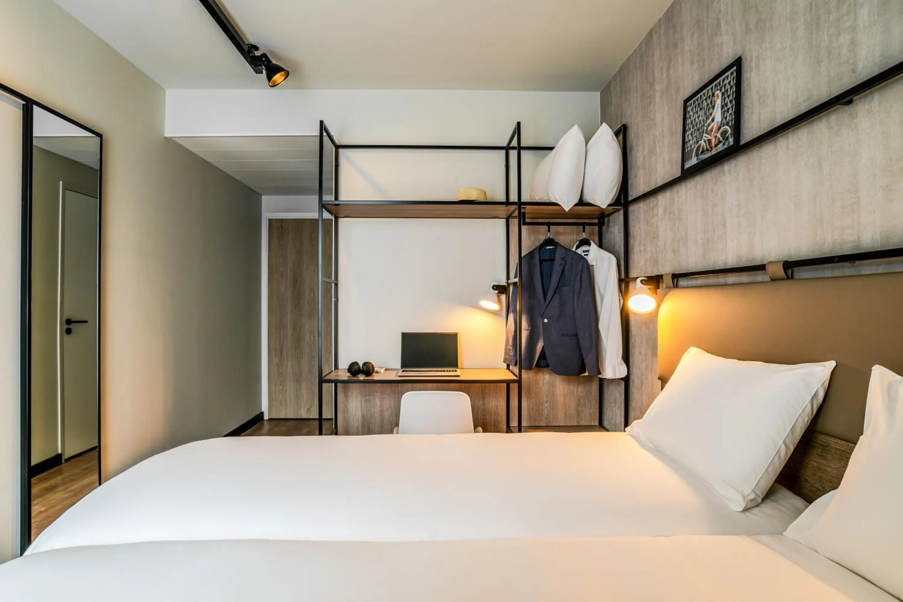 Bedroom, Bed in ibis Bordeaux Nord Carbon Blanc