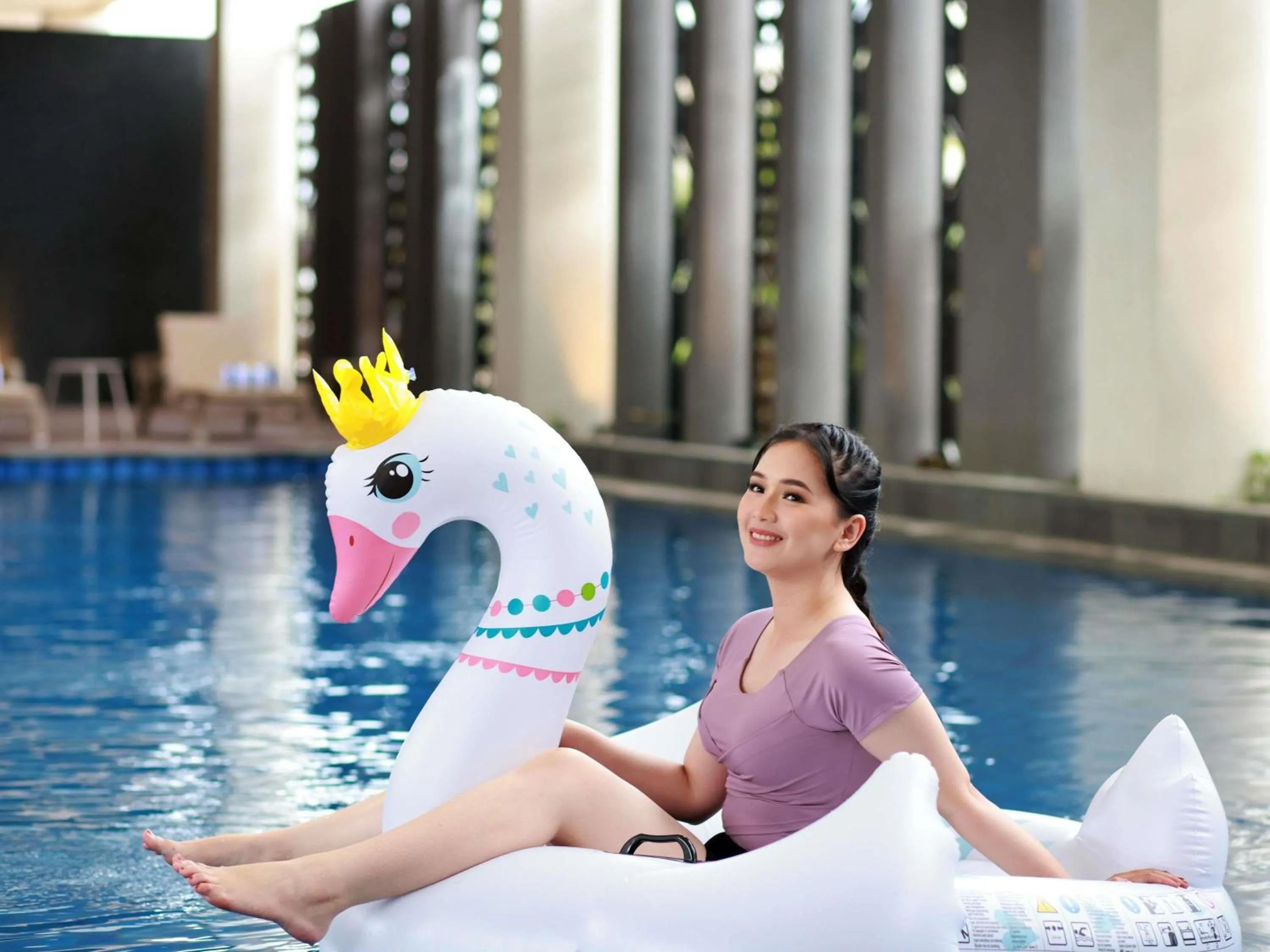 Pool view in Mercure Berau