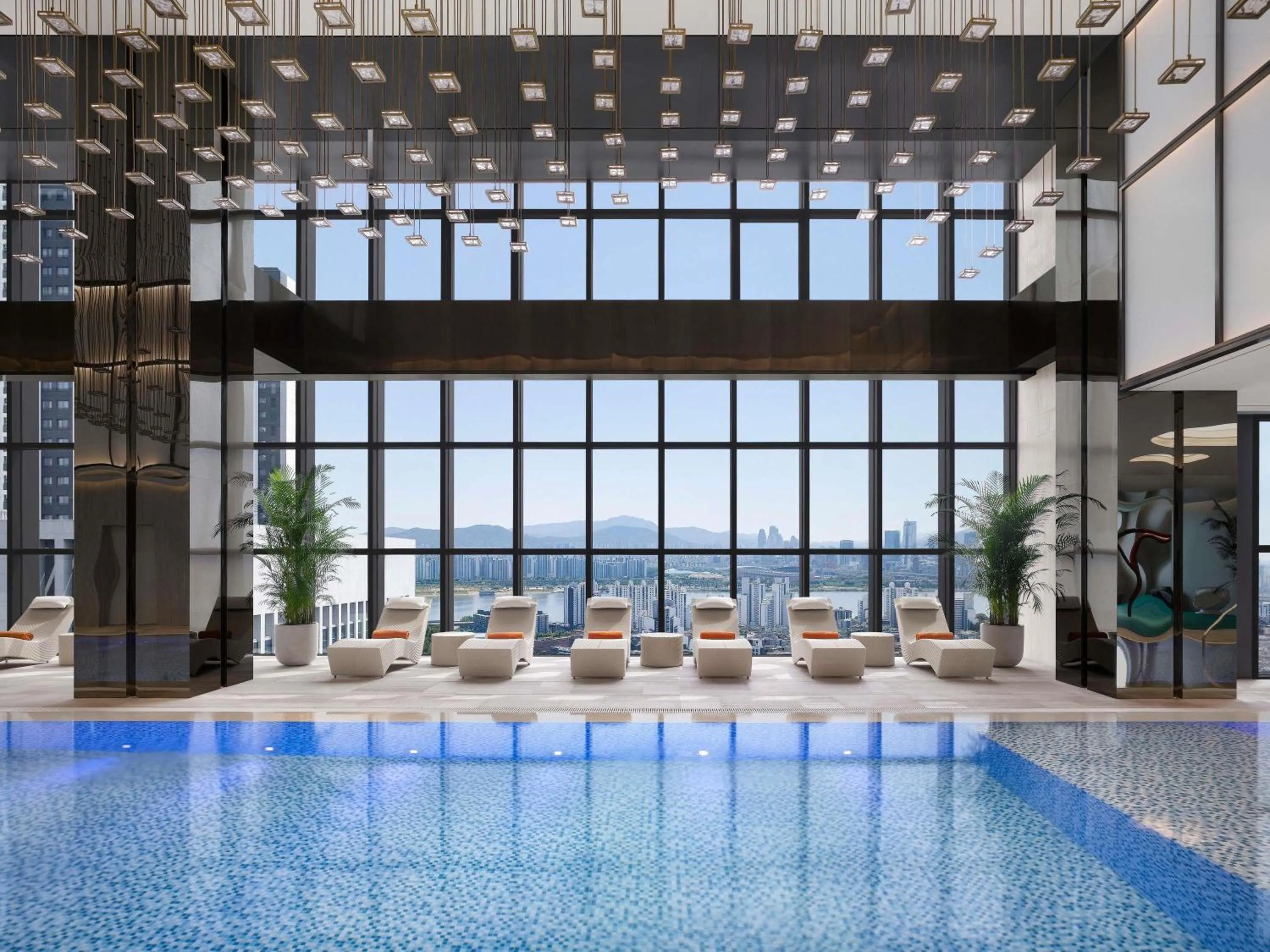 Pool view in Pullman Ambassador Seoul Eastpole